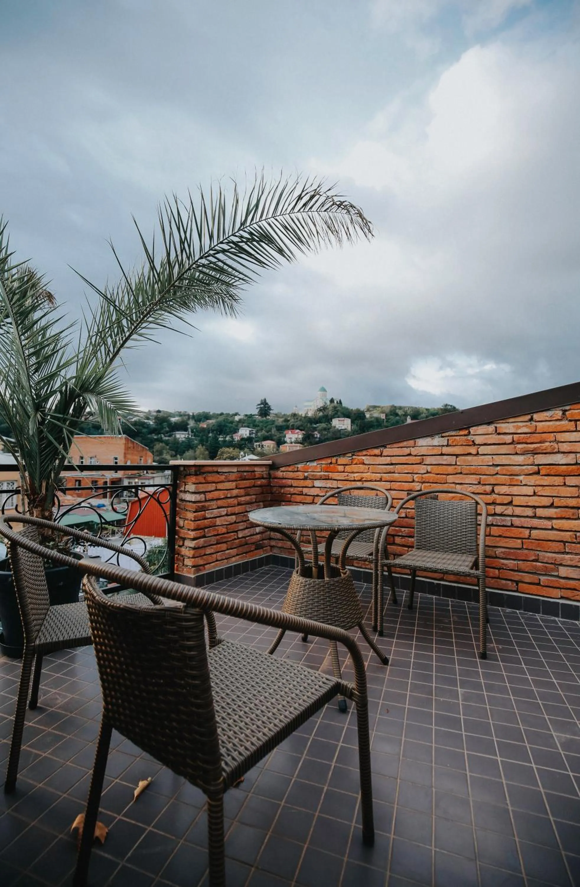 Patio in Hotel Memoire Kutaisi