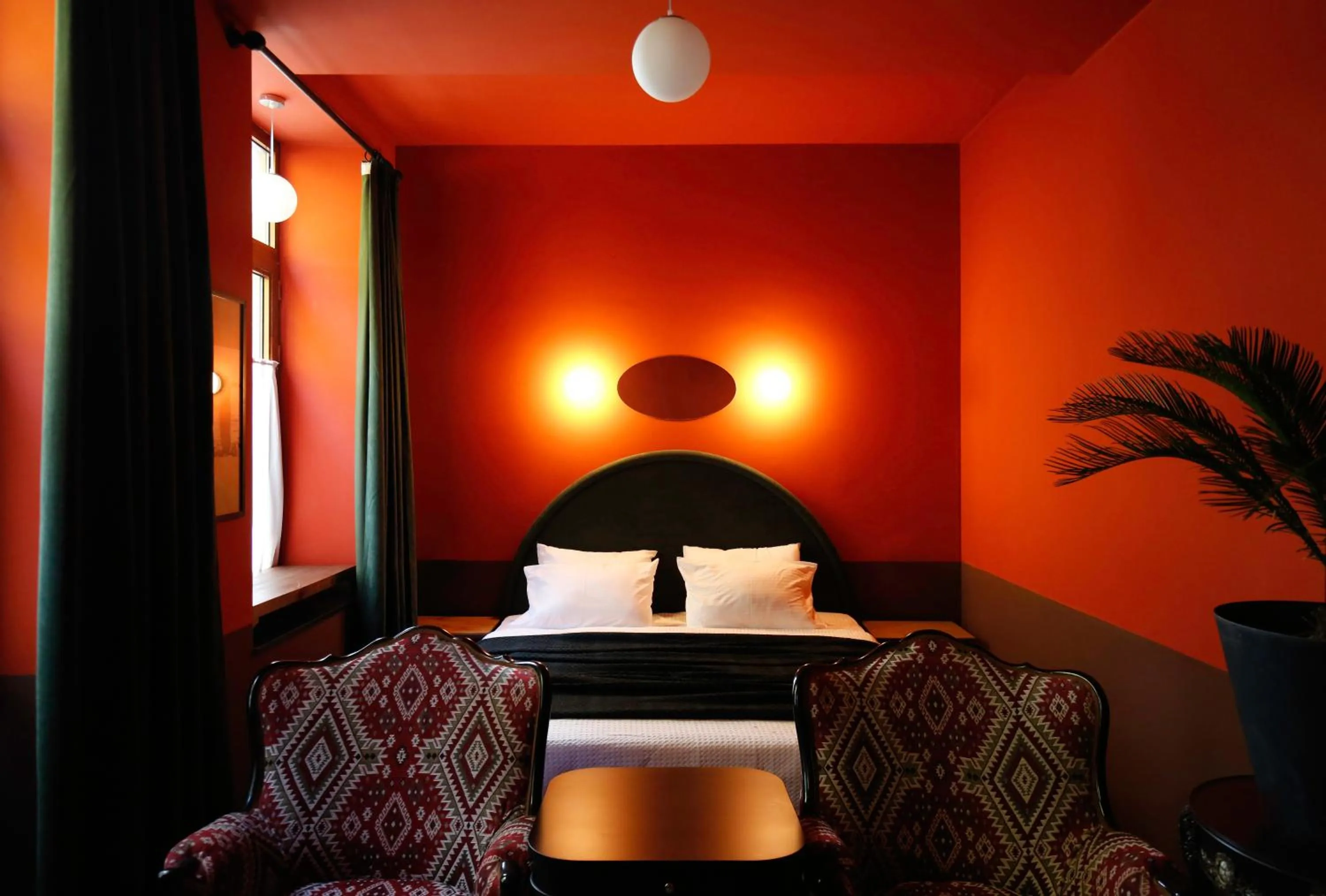 Patio, Bed in Hotel Memoire Kutaisi