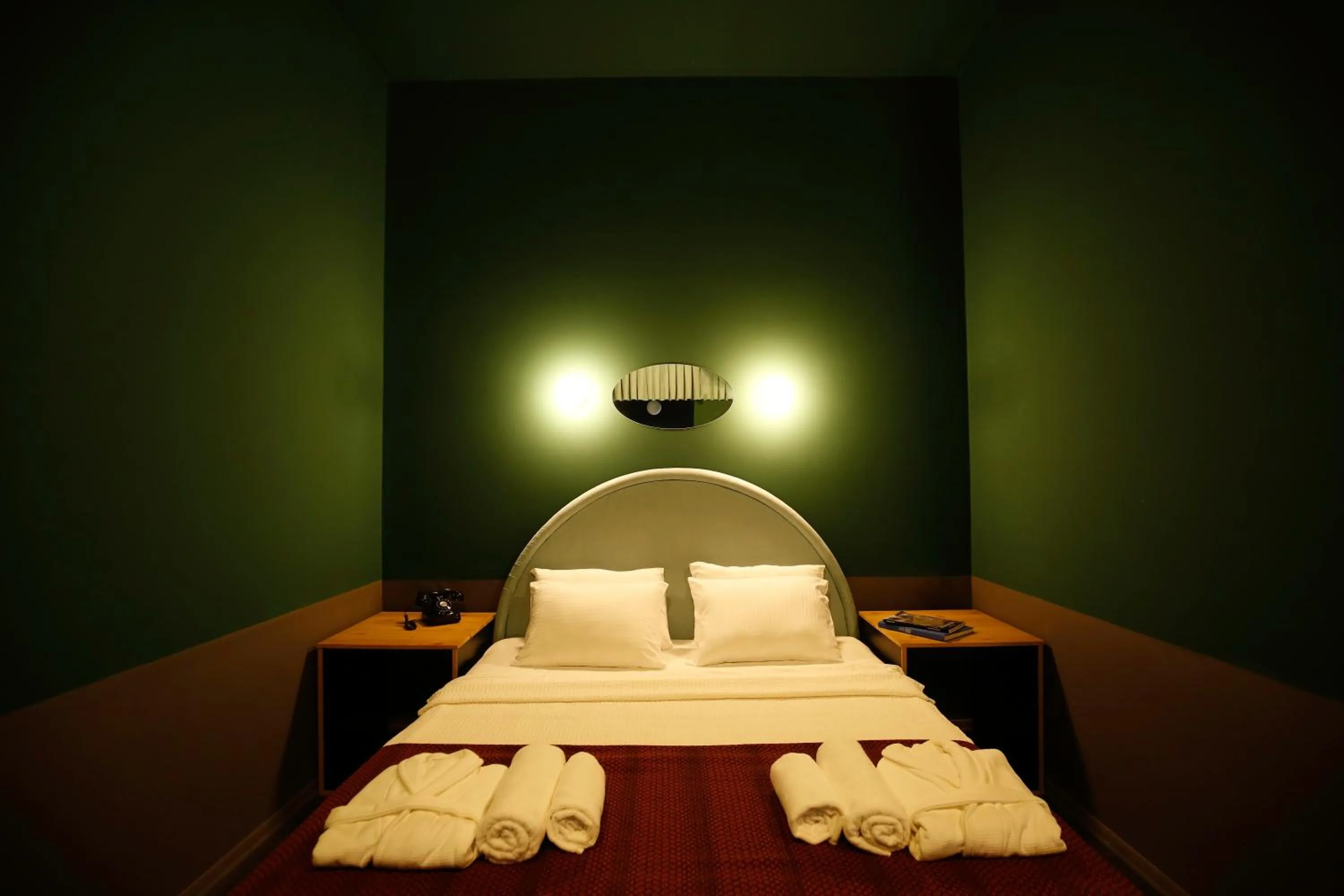 Bed in Hotel Memoire Kutaisi