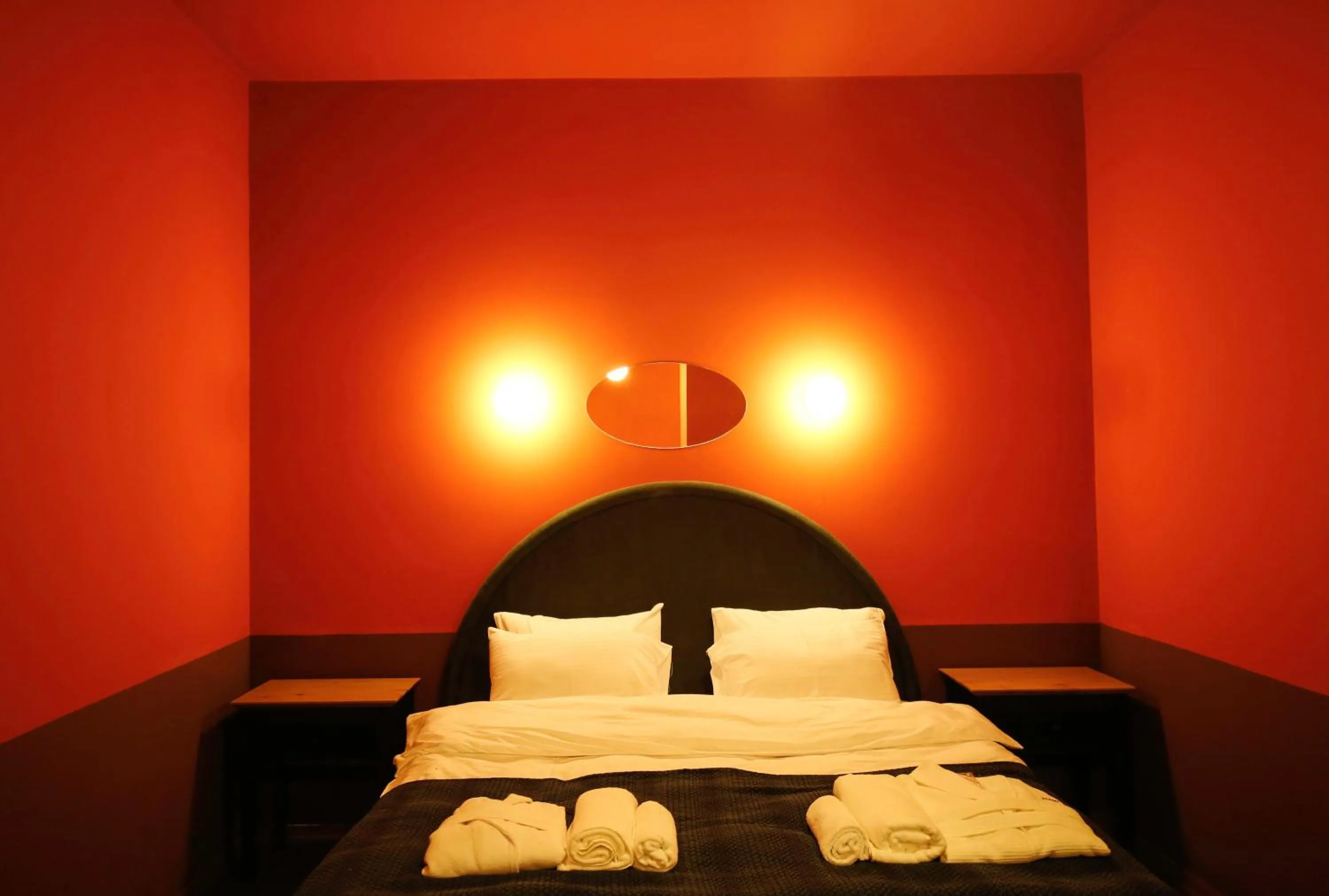 Bed in Hotel Memoire Kutaisi