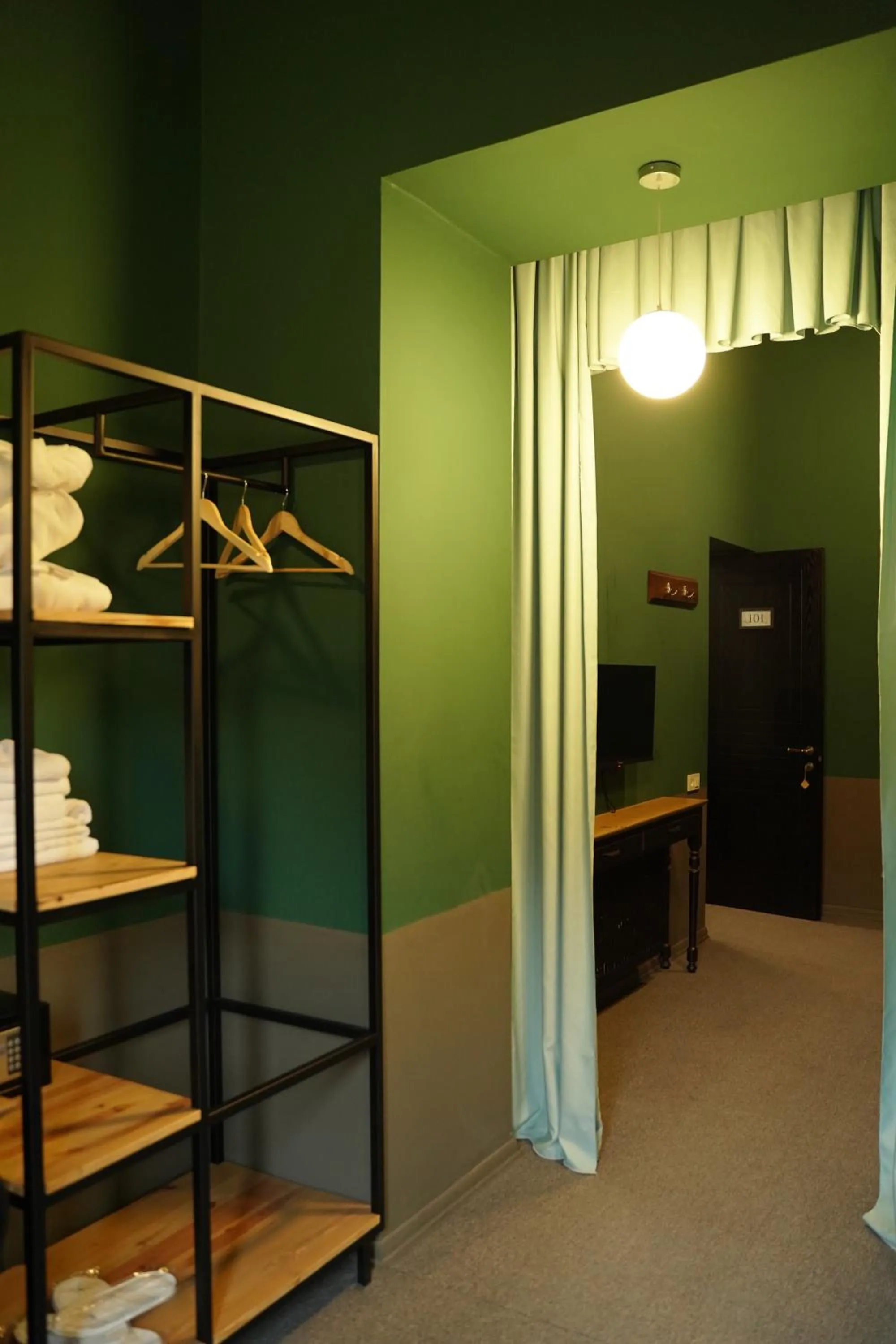 Photo of the whole room in Hotel Memoire Kutaisi