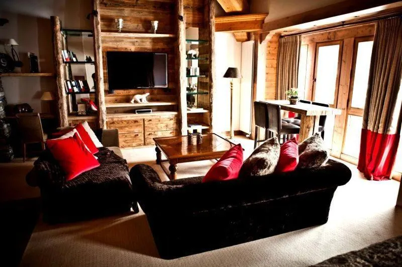 Living room in Hôtel Les Barmes De l'Ours