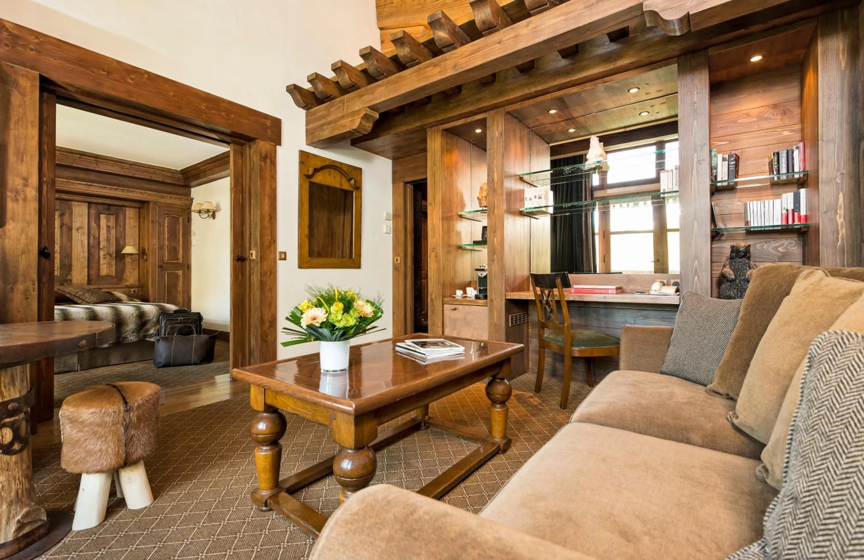 Living room in Hôtel Les Barmes De l'Ours