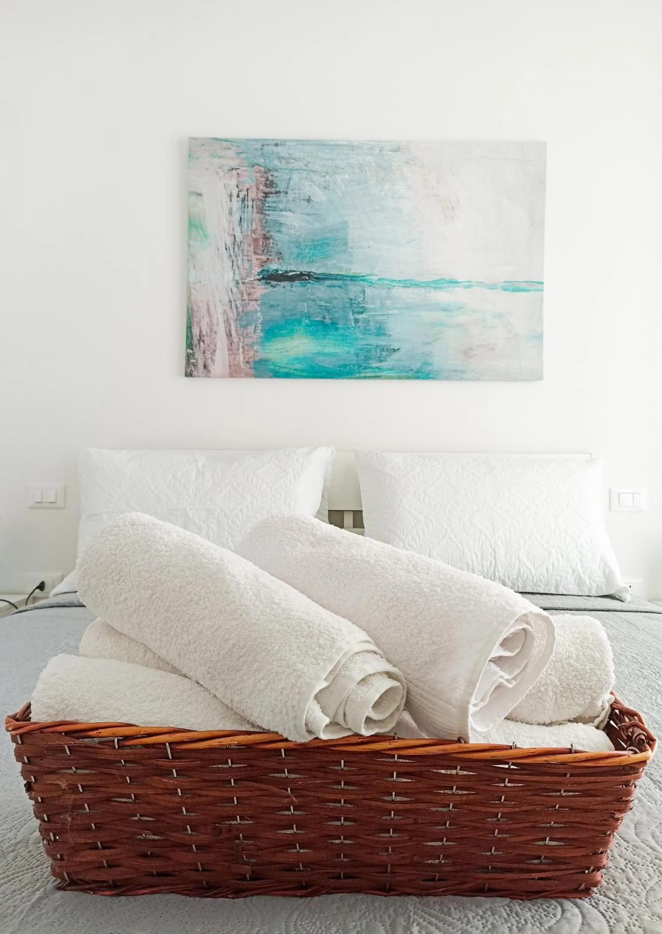 Bed in Kolossoi Guest House