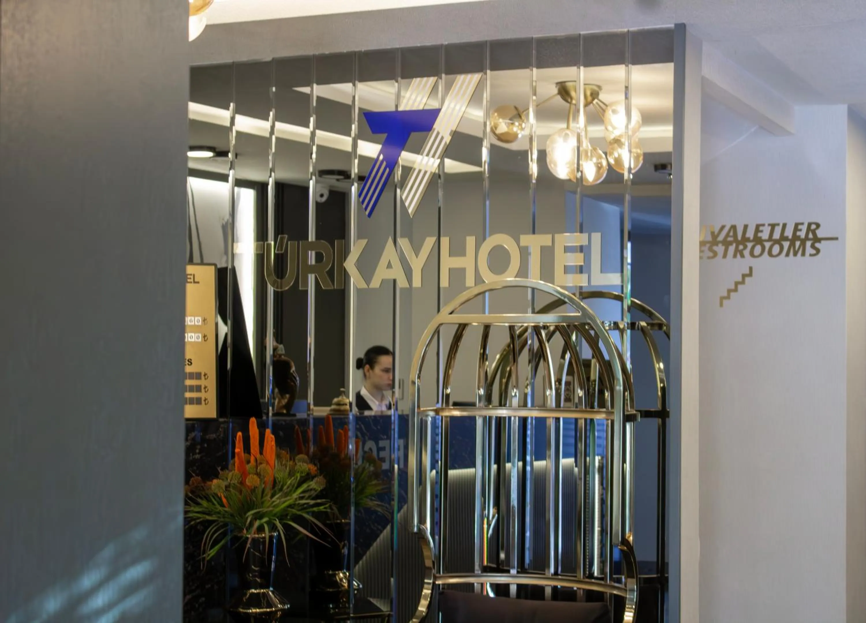 Lobby or reception in Türkay Hotel