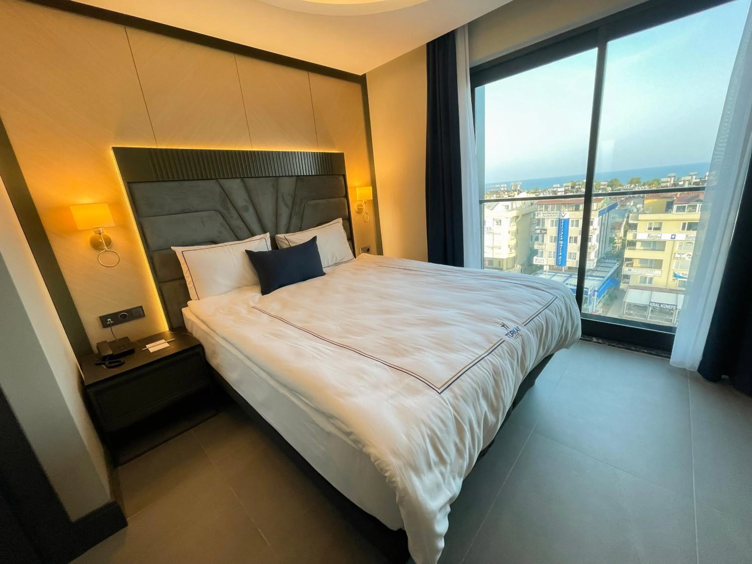 Bed in Türkay Hotel