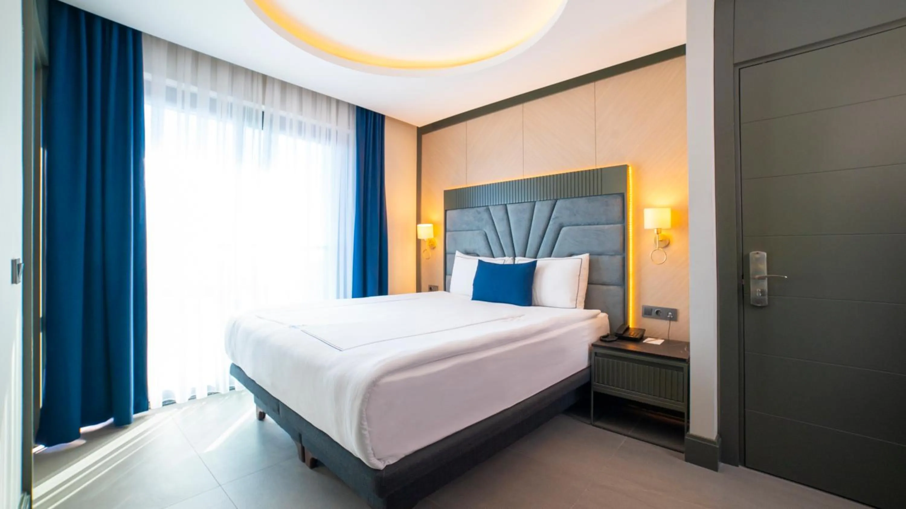 Bed in Türkay Hotel