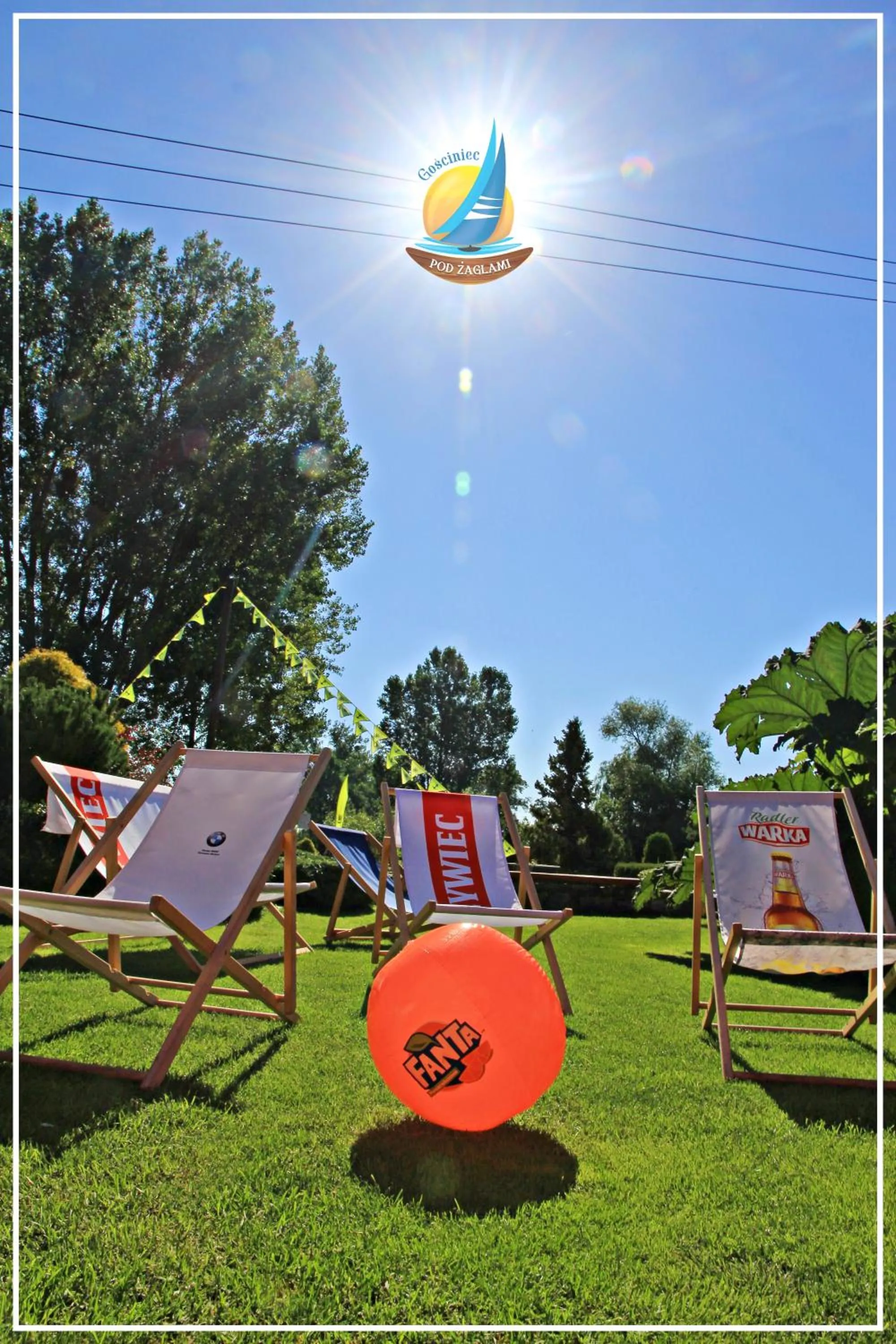 Children play ground in Gościniec pod Żaglami