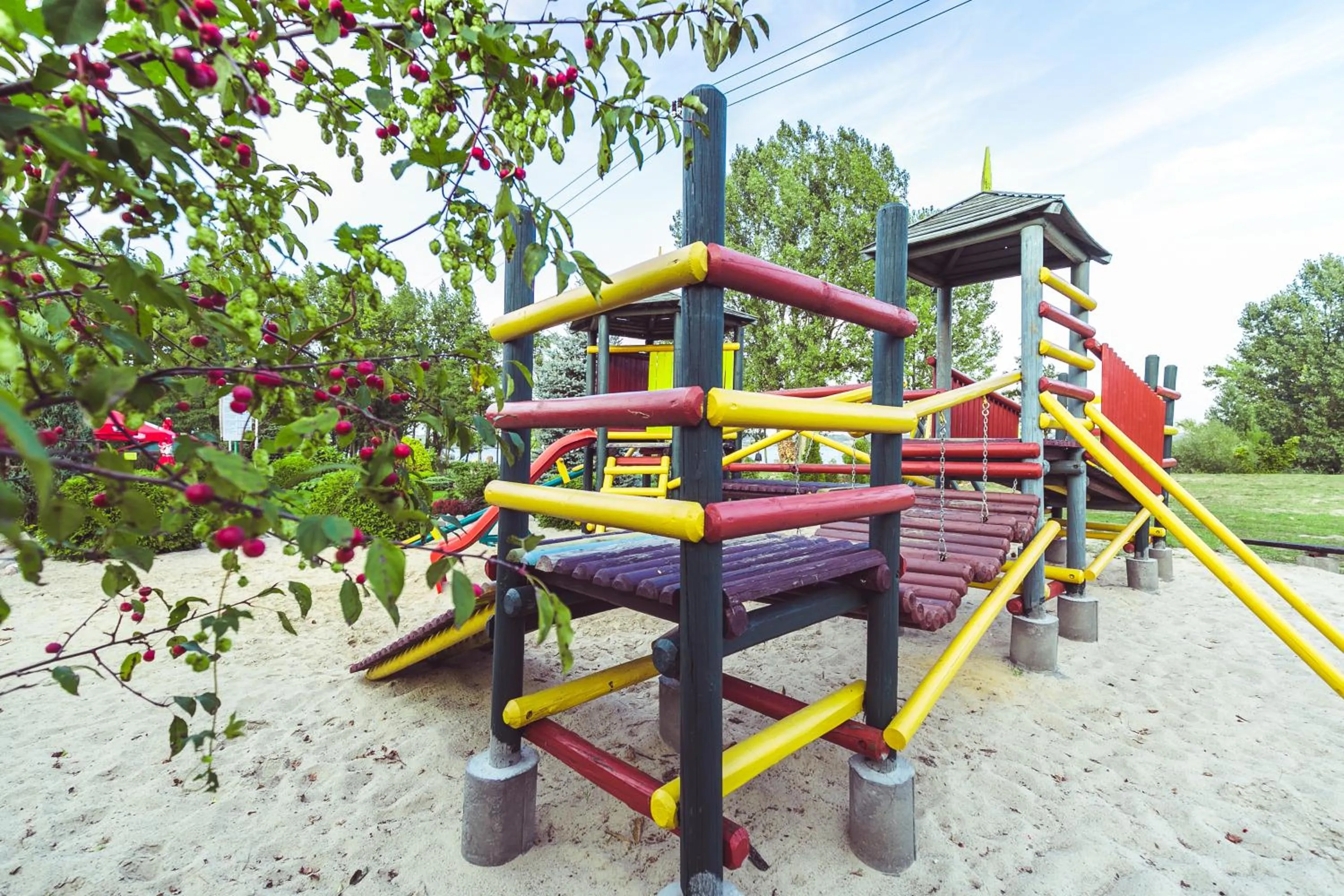 Children play ground in Gościniec pod Żaglami