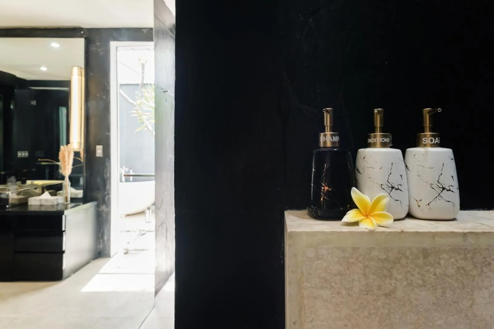 Bathroom in Suluban Cliff Bali Villa