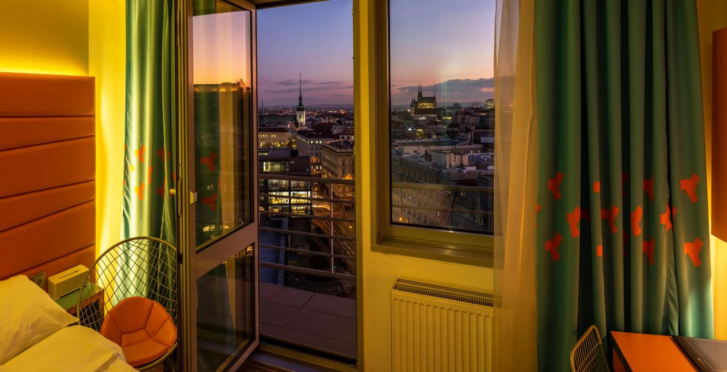 City view in Hotel Continental