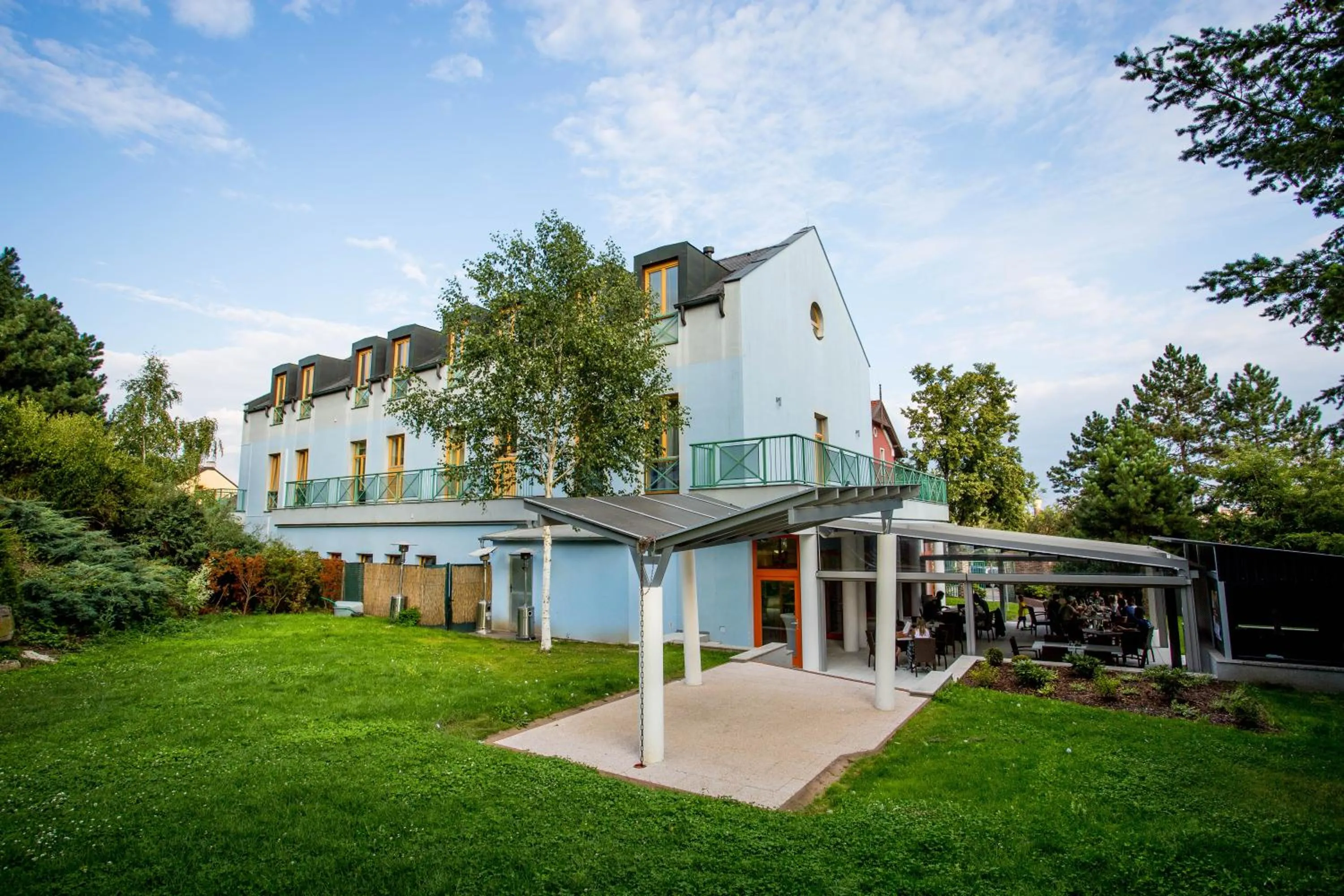 BBQ facilities in Hotel U Pramenu