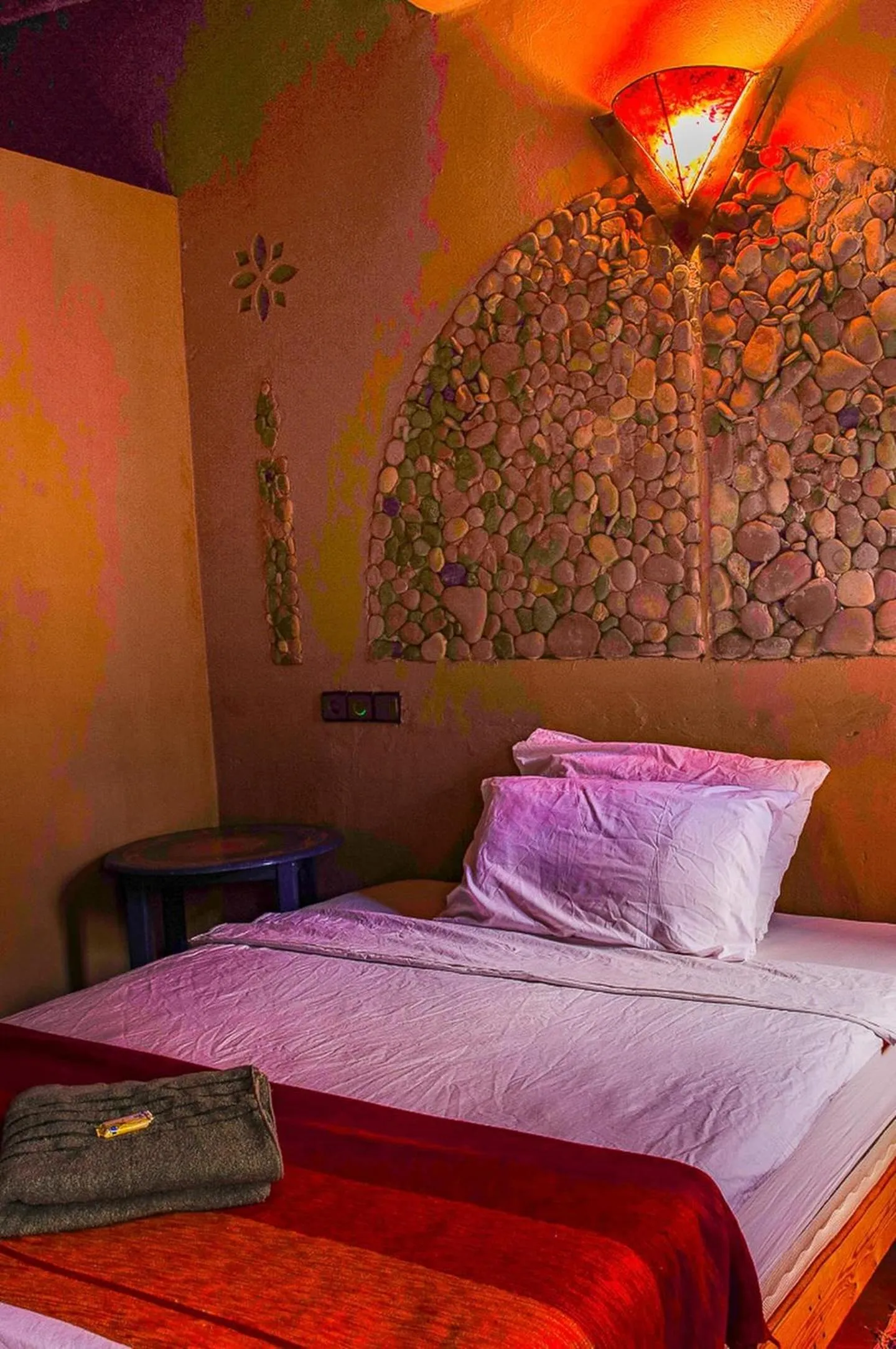 Bed in Auberge Kasbah Dar Sahara Tours