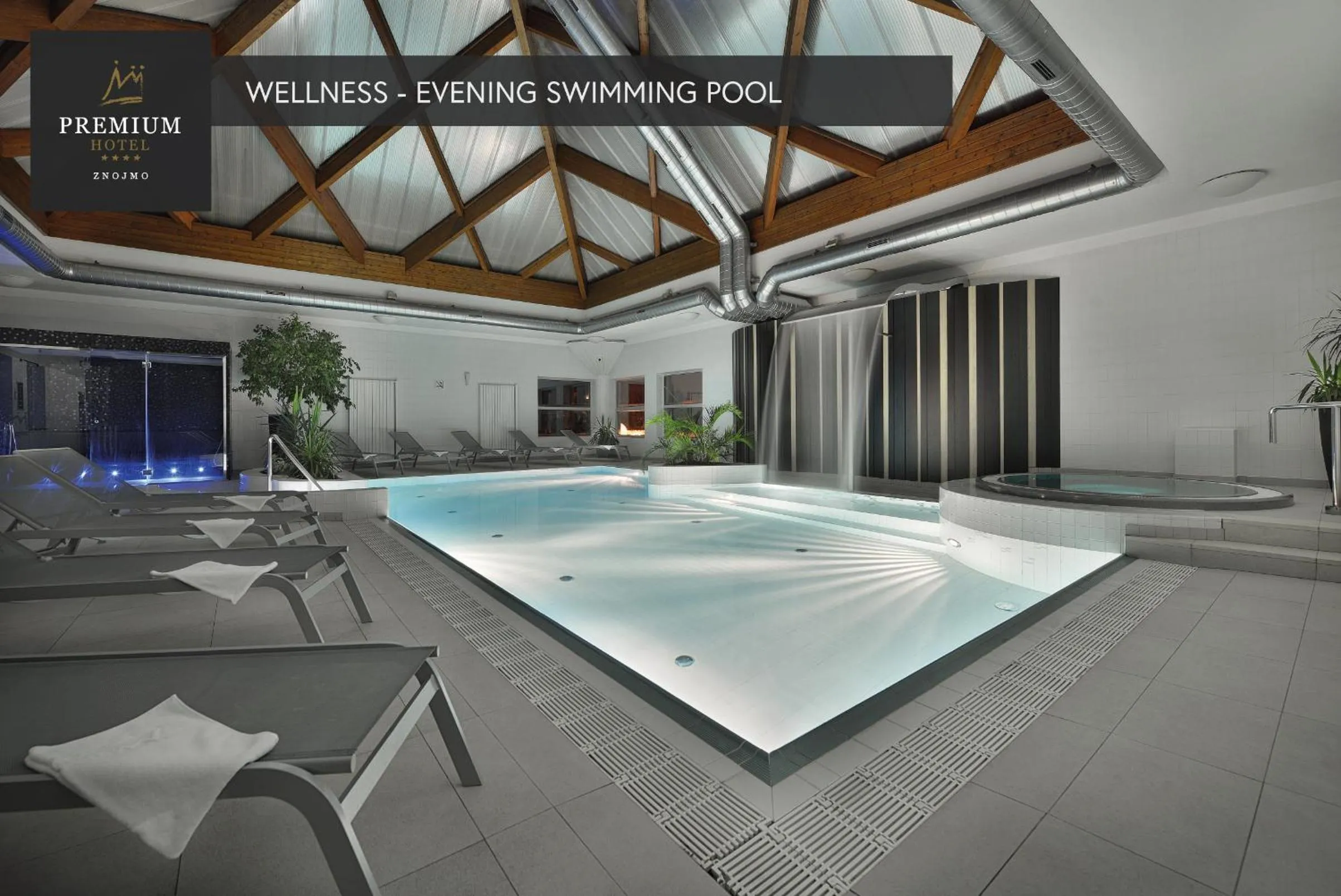 Swimming pool in PREMIUM Wellness & Wine Hotel Znojmo