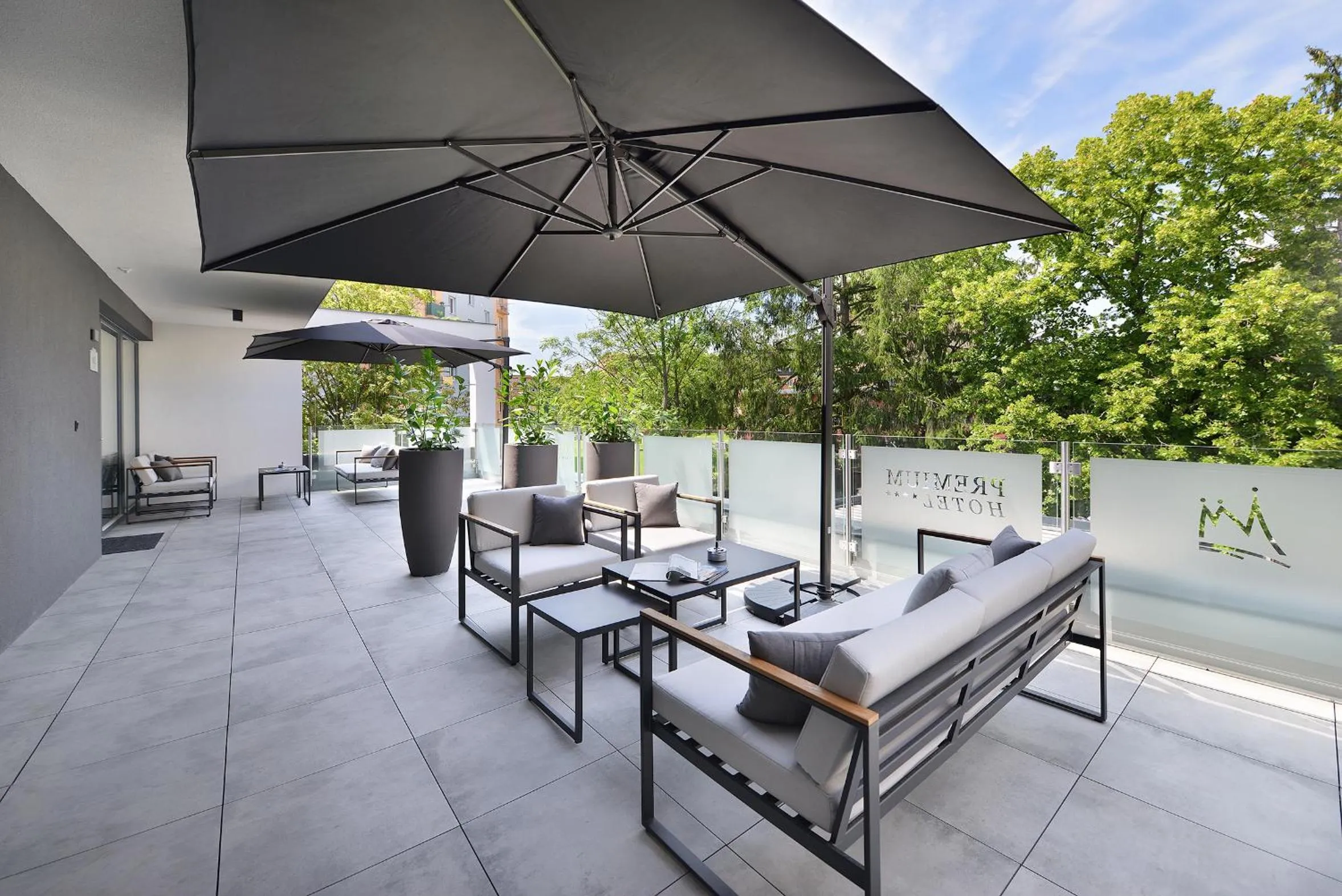 Patio in PREMIUM Wellness & Wine Hotel Znojmo