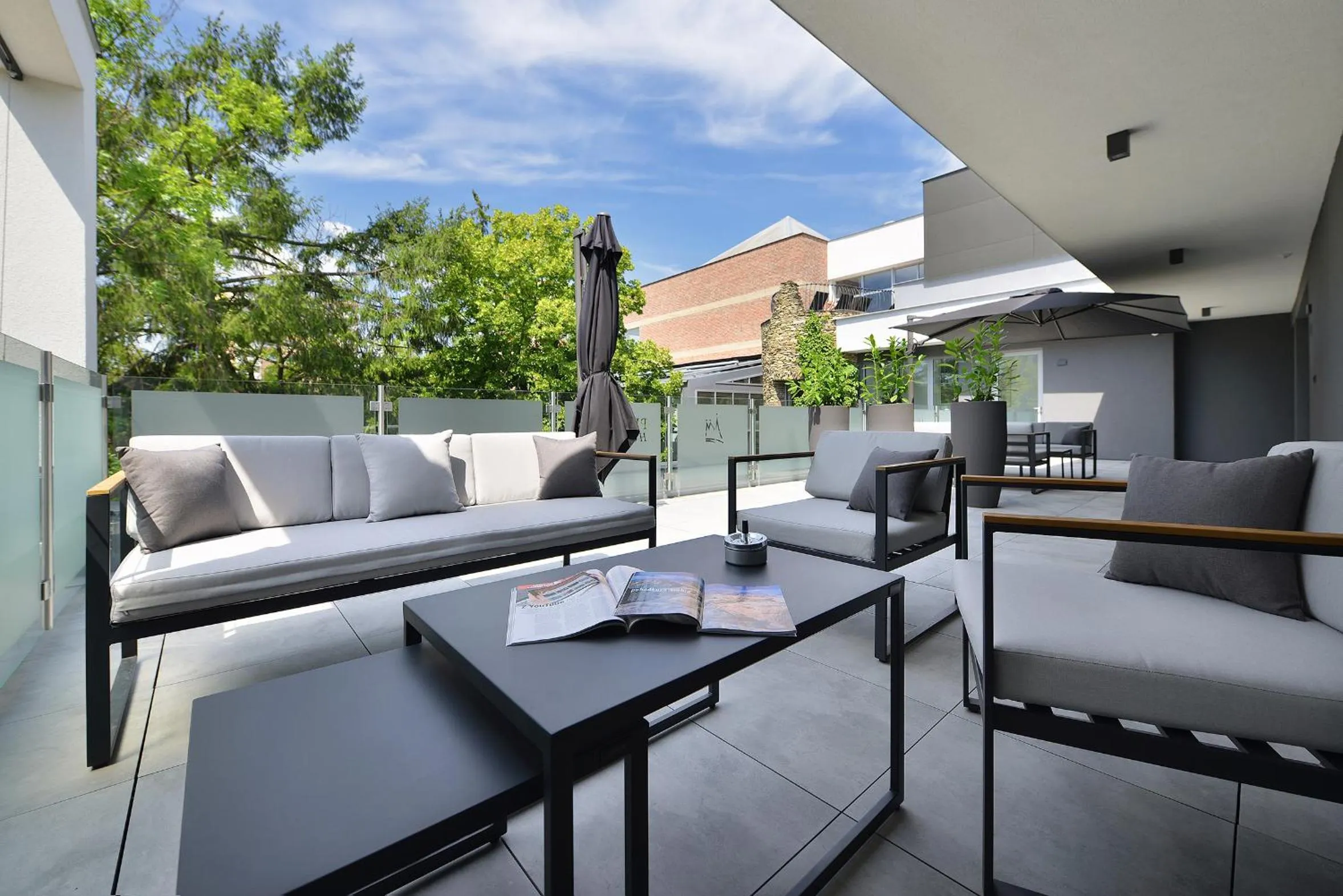 Patio in PREMIUM Wellness & Wine Hotel Znojmo