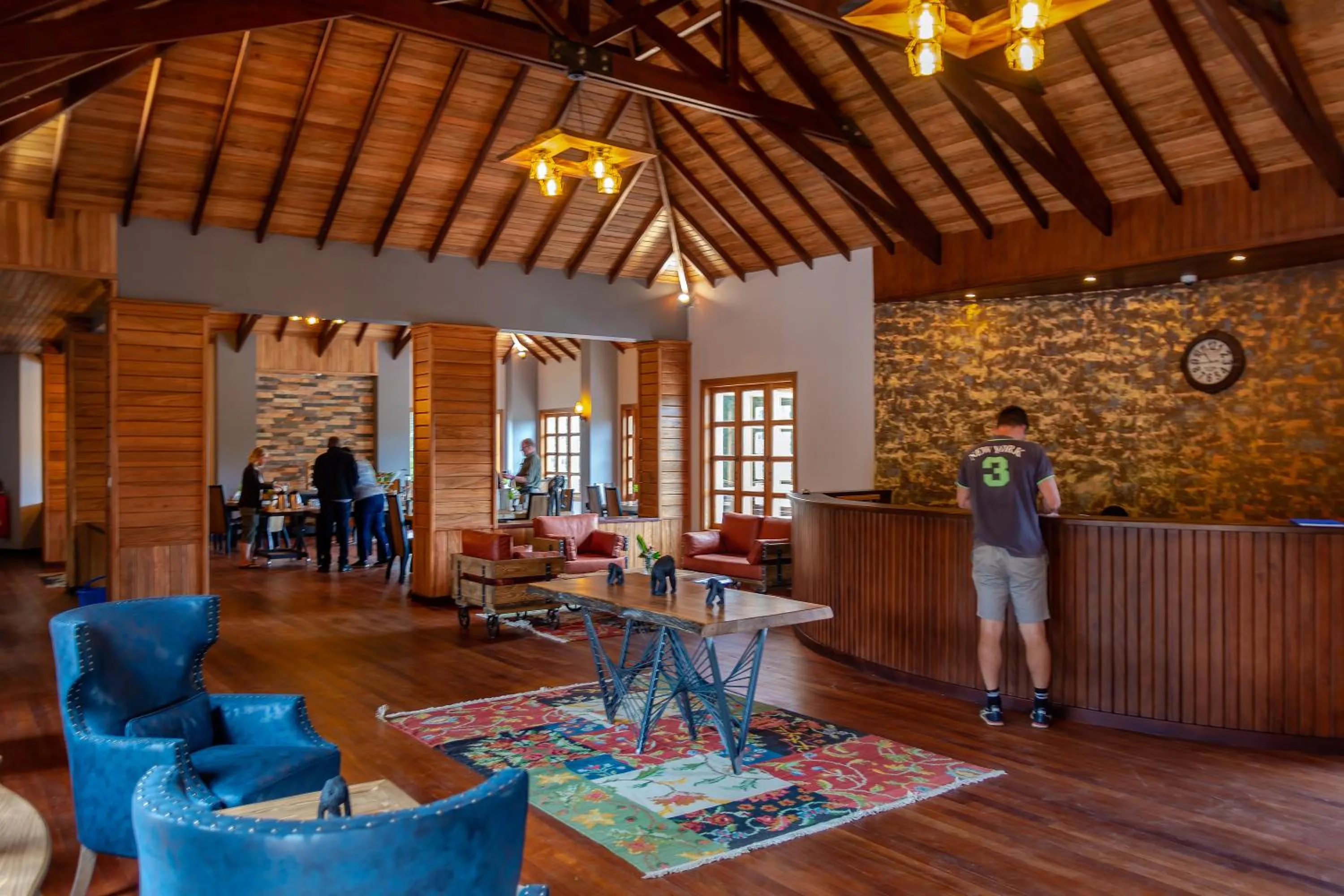 Lobby or reception in Chimpundu Lodge