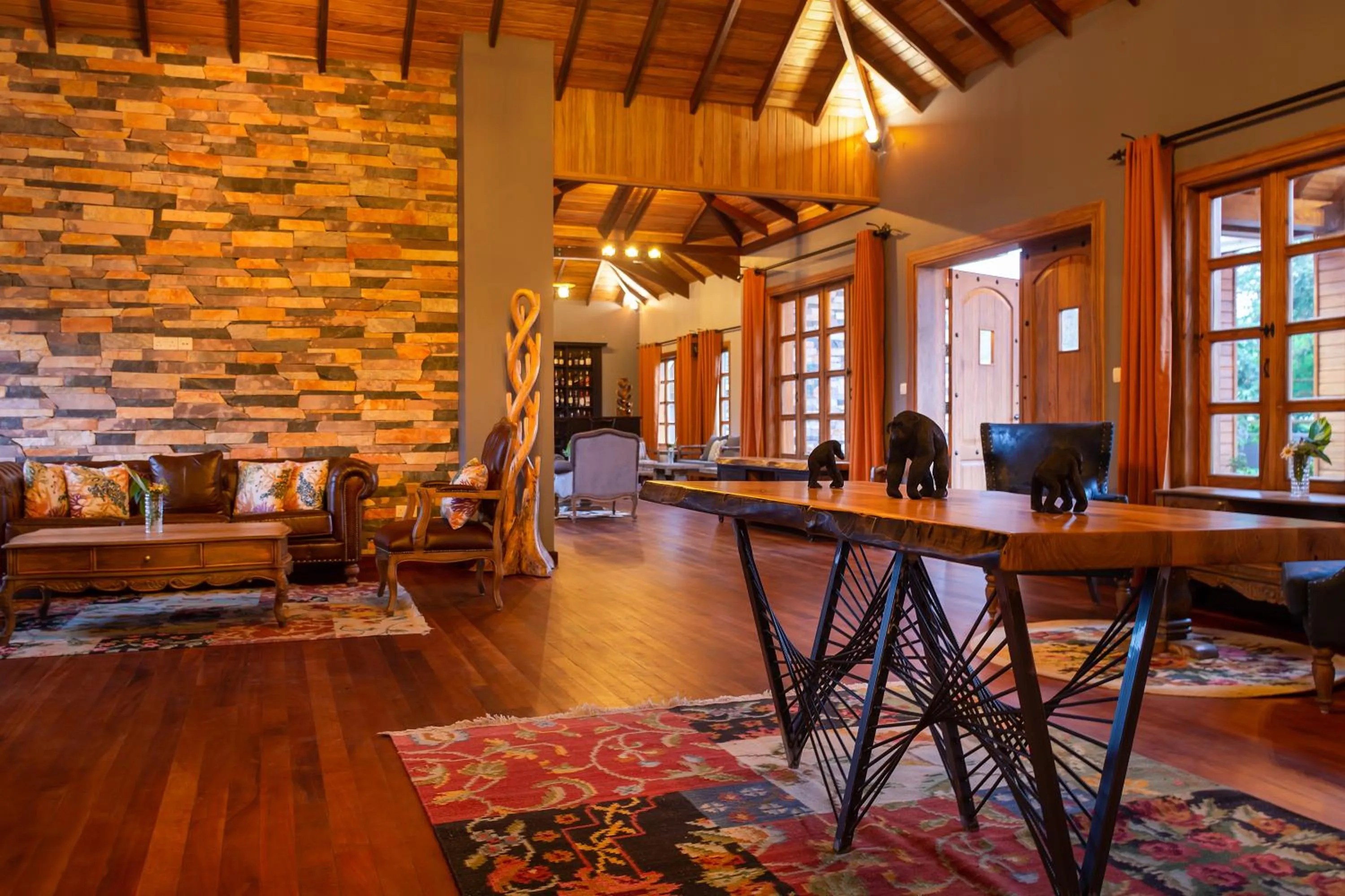 Lobby or reception in Chimpundu Lodge