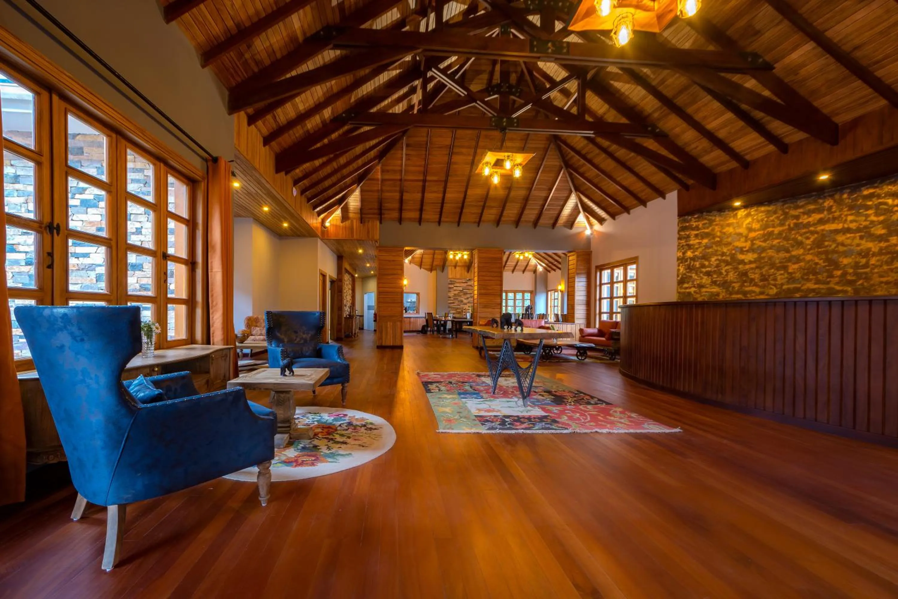 Lobby or reception in Chimpundu Lodge