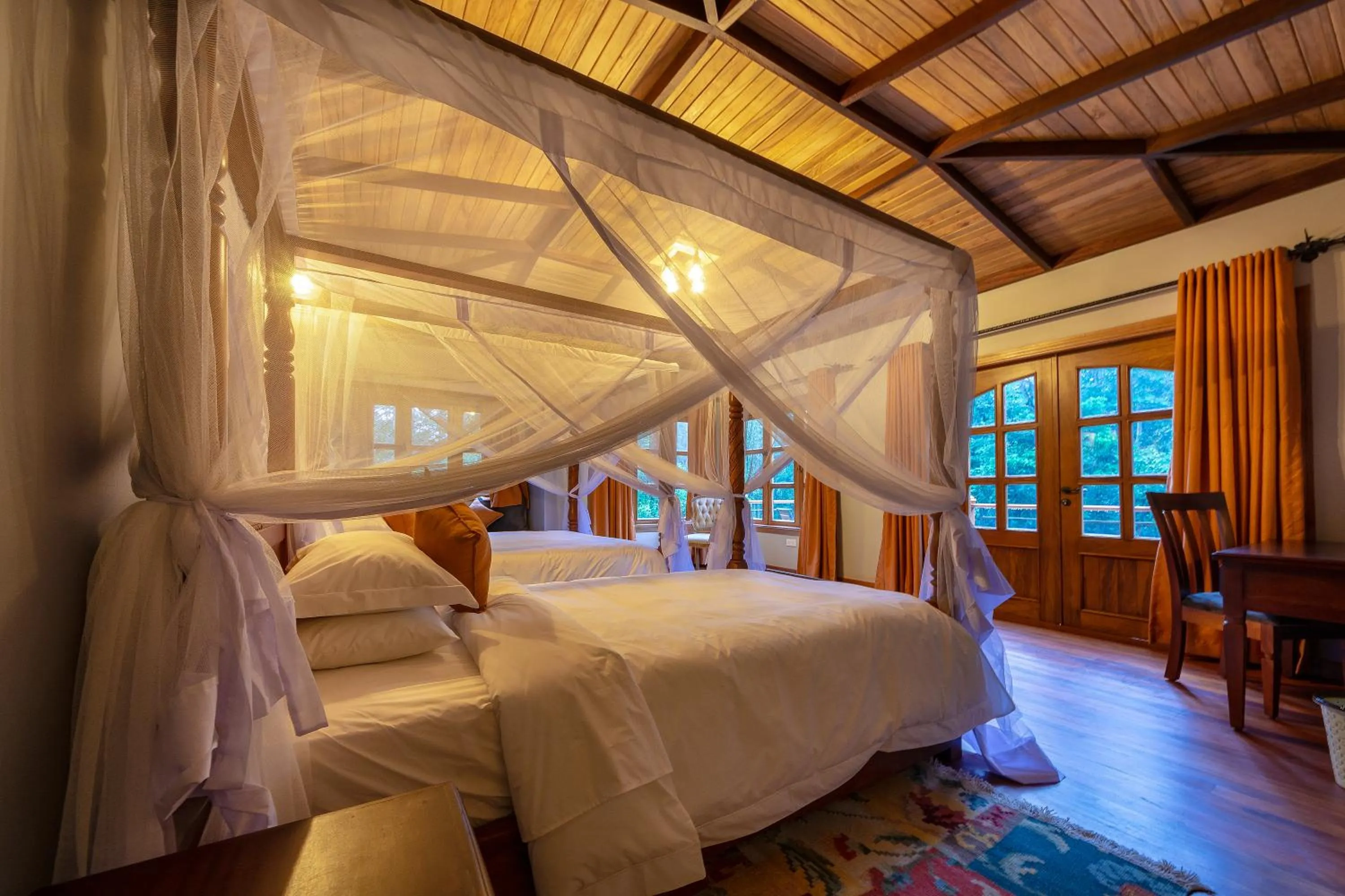 Photo of the whole room, Bed in Chimpundu Lodge