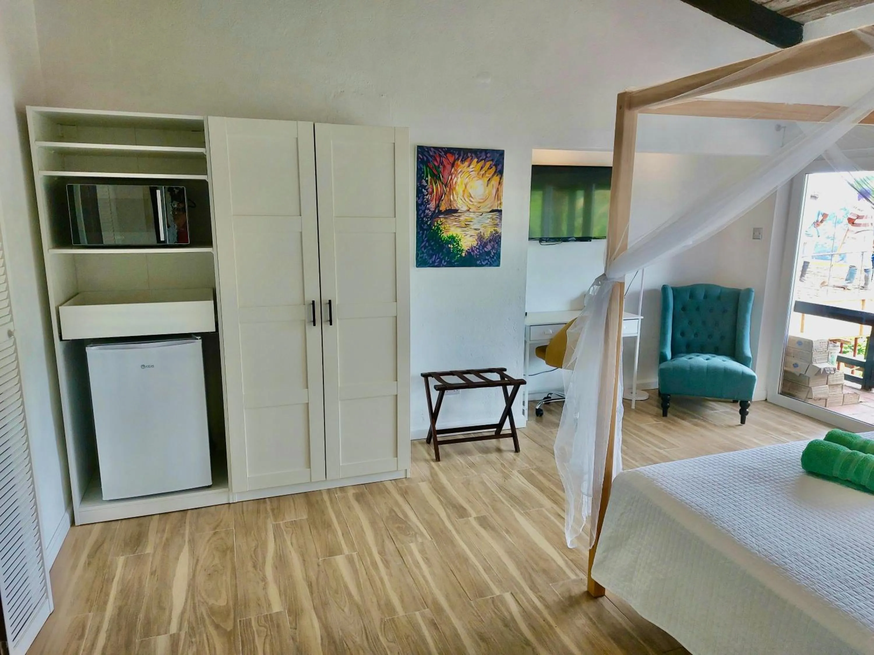 Bedroom, Bed in Marigot Palms Luxury Caribbean Apartment Suites