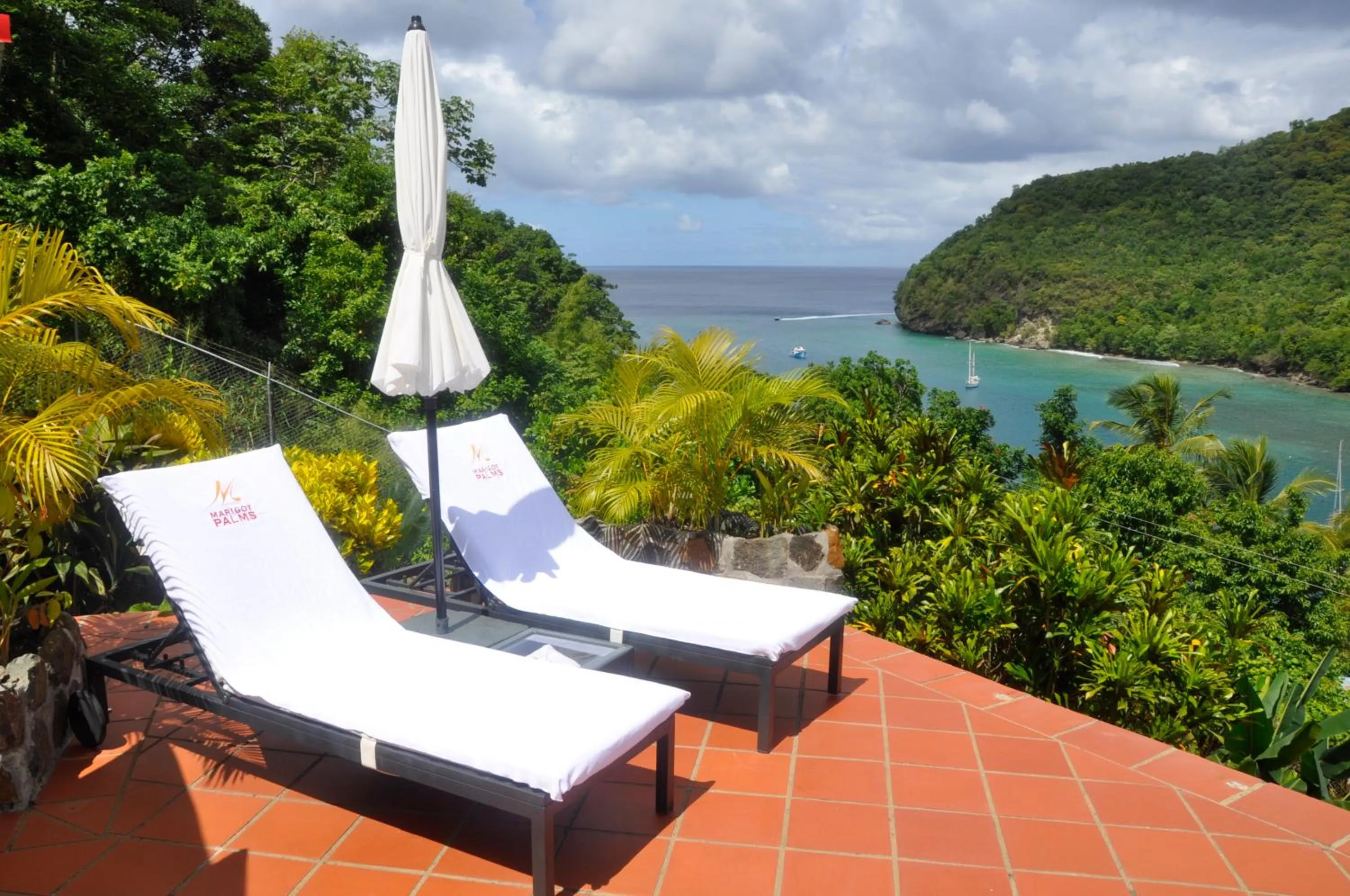 Sea view in Marigot Palms Luxury Caribbean Apartment Suites
