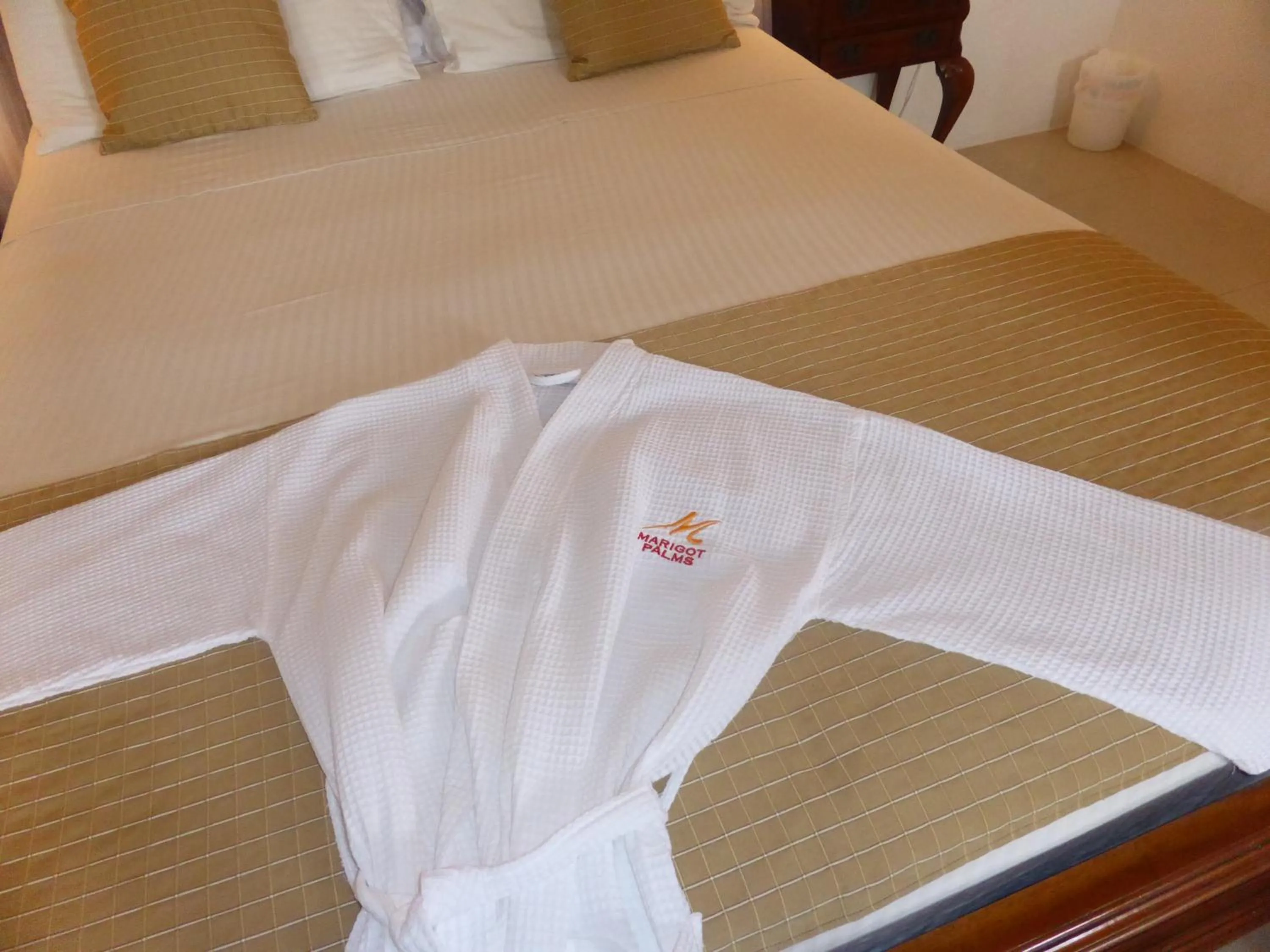 Decorative detail, Bed in Marigot Palms Luxury Caribbean Apartment Suites