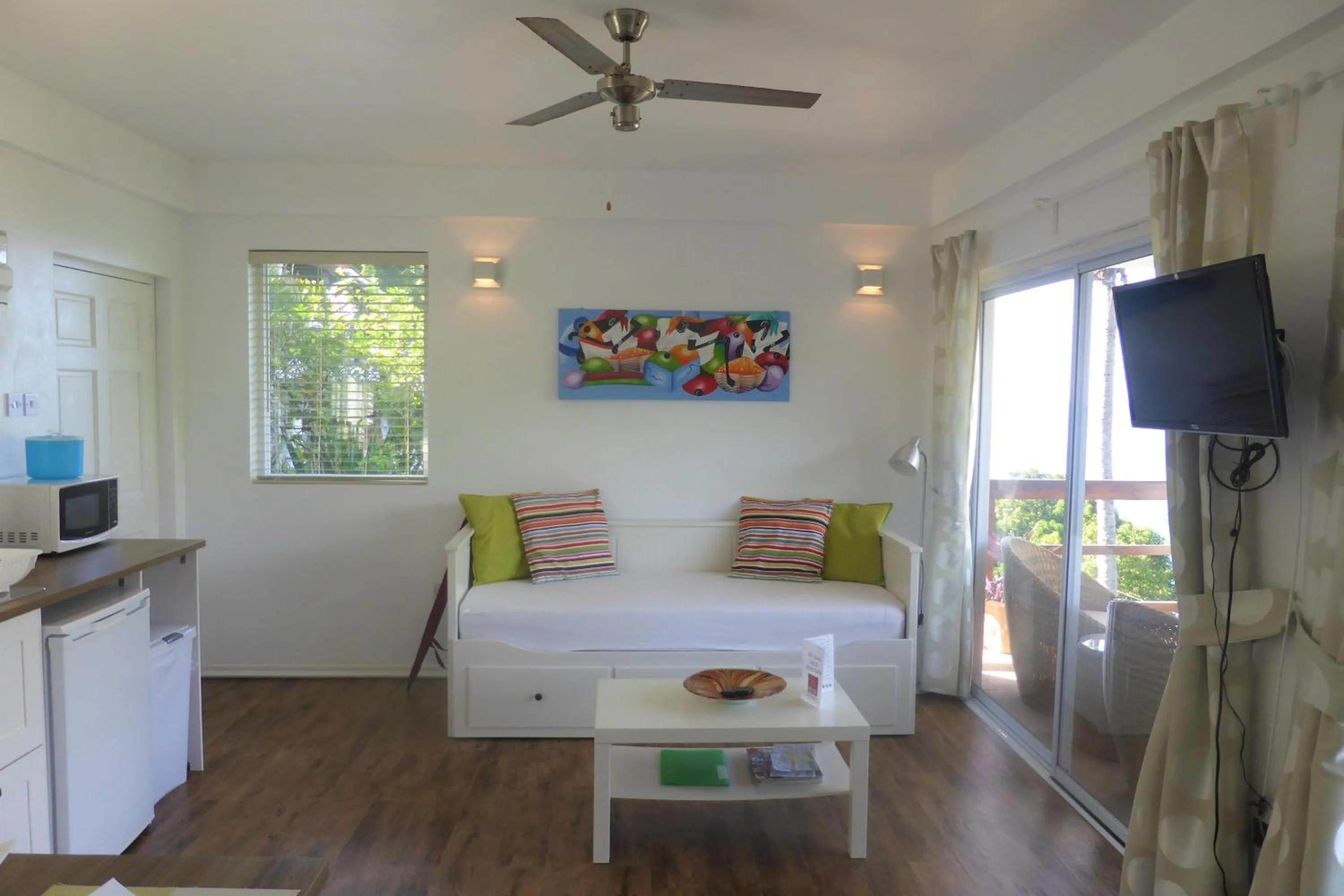 Living room in Marigot Palms Luxury Caribbean Apartment Suites