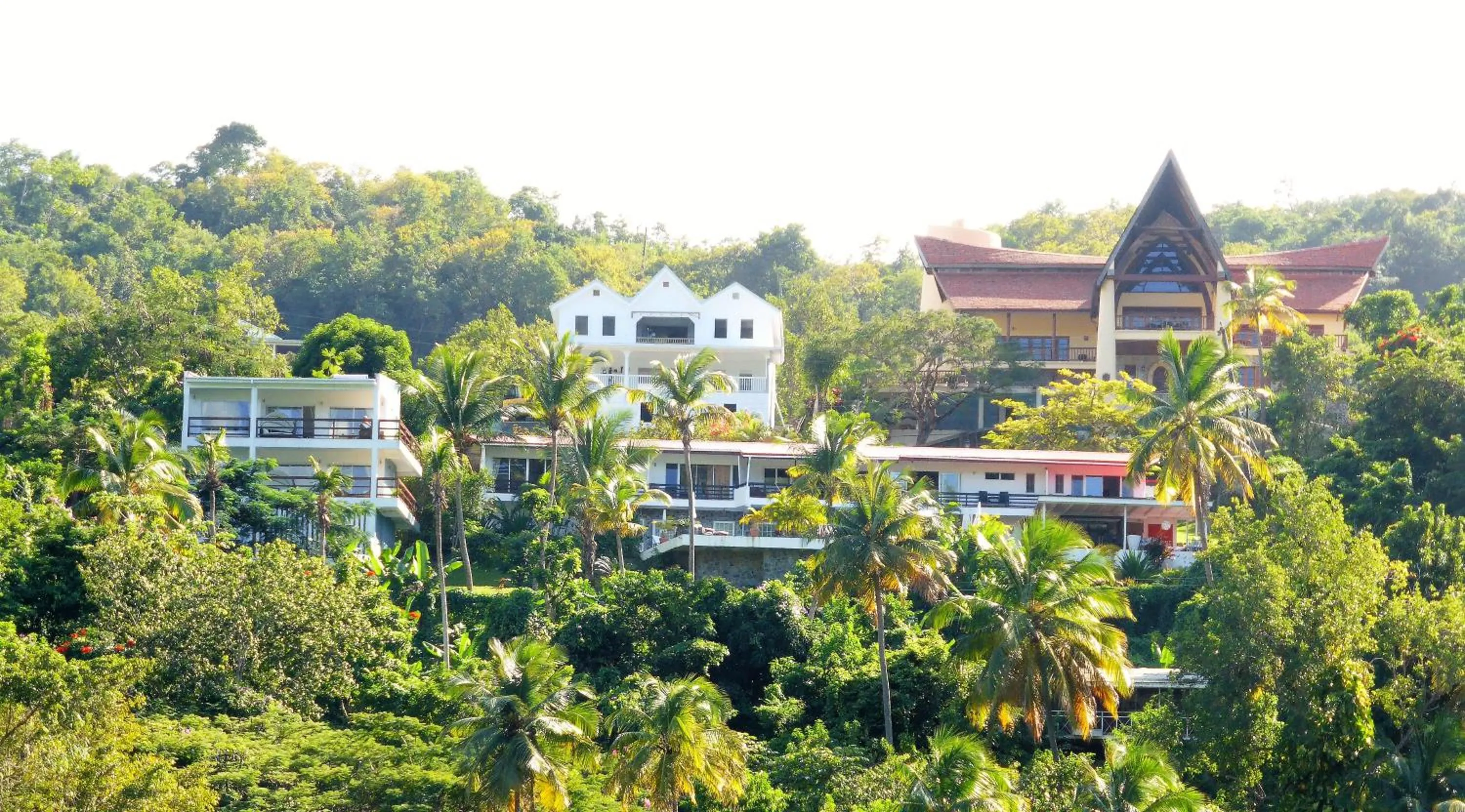 Bird's eye view in Marigot Palms Luxury Caribbean Apartment Suites