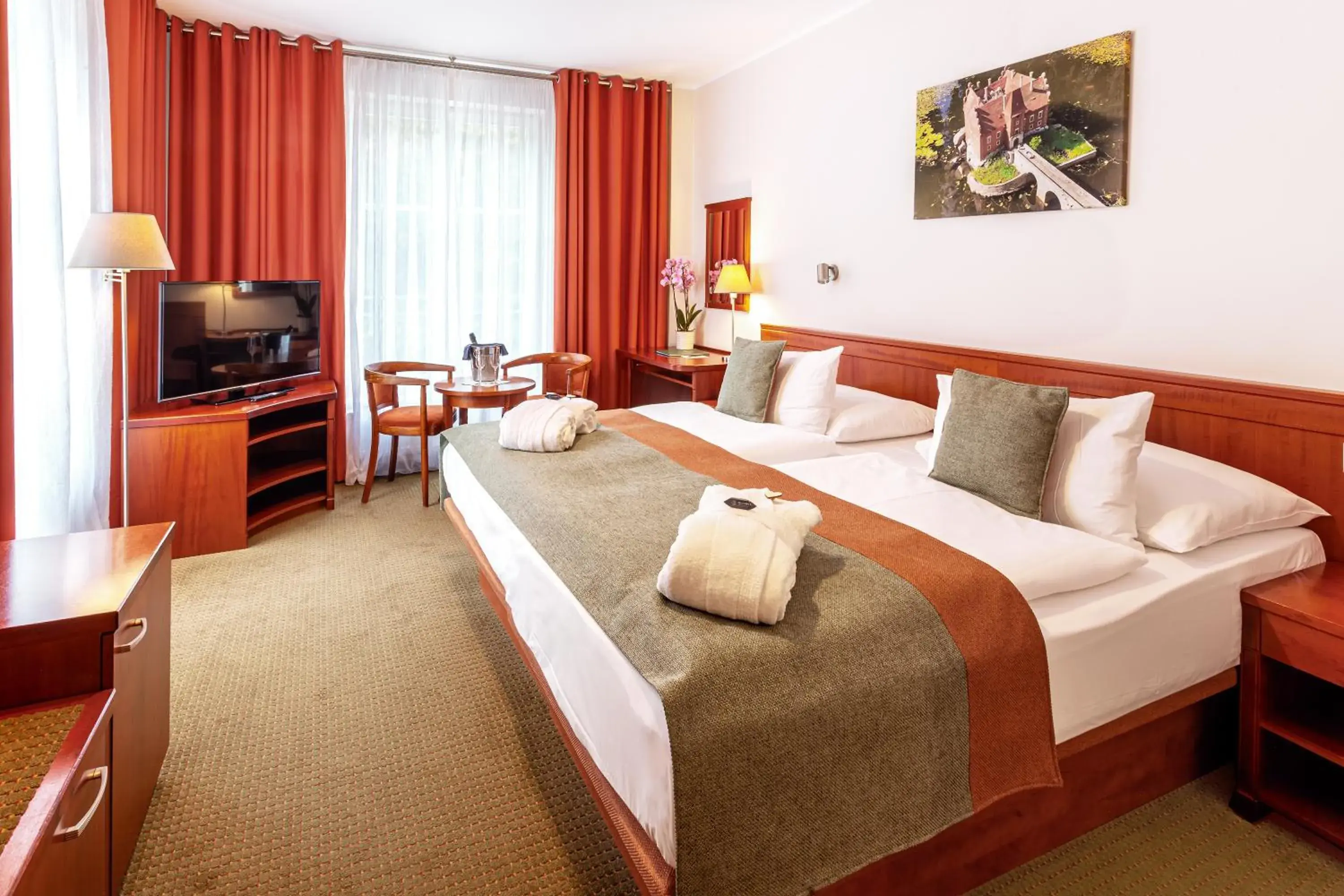 Standard Double Room with Wellness access - single occupancy in Spa & Wellness Hotel Olympia Marienbad Standard Double Room with Wellness access - single occupancy in Spa & Wellness Hotel Olympia Marienbad