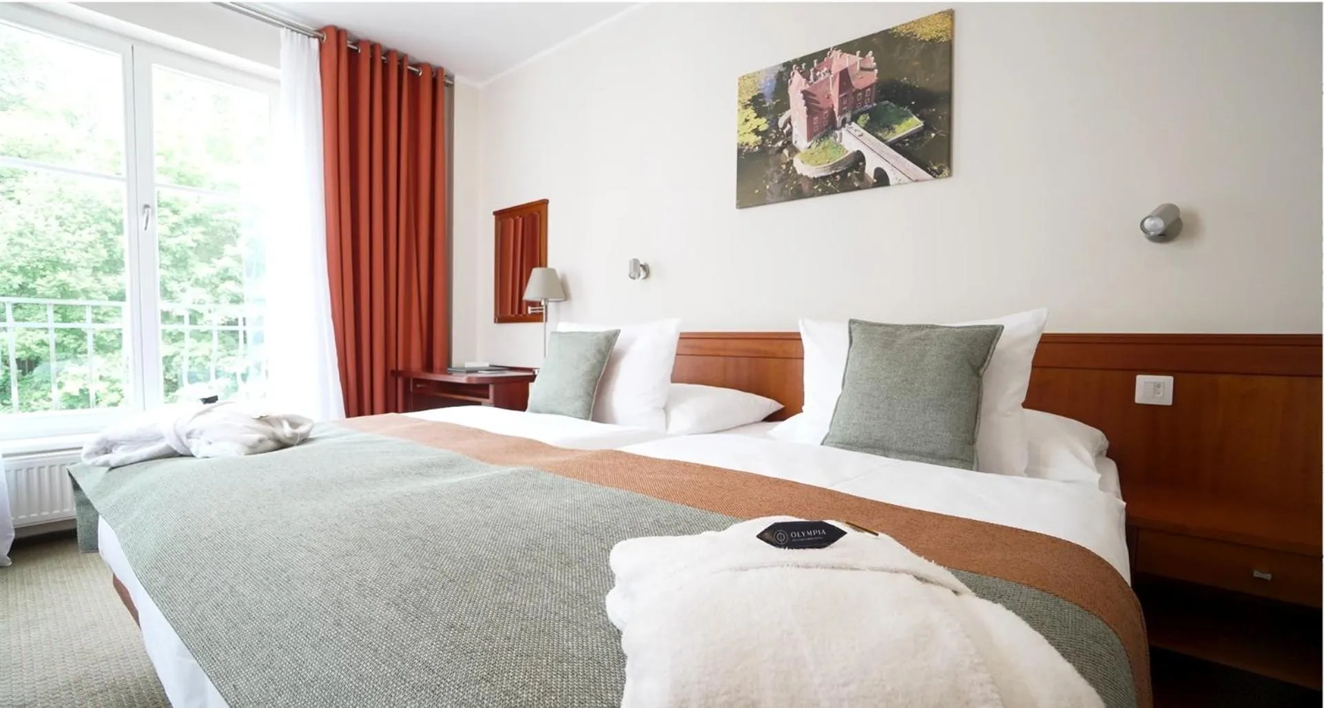 Bedroom, Bed in Spa & Wellness Hotel Olympia Marienbad