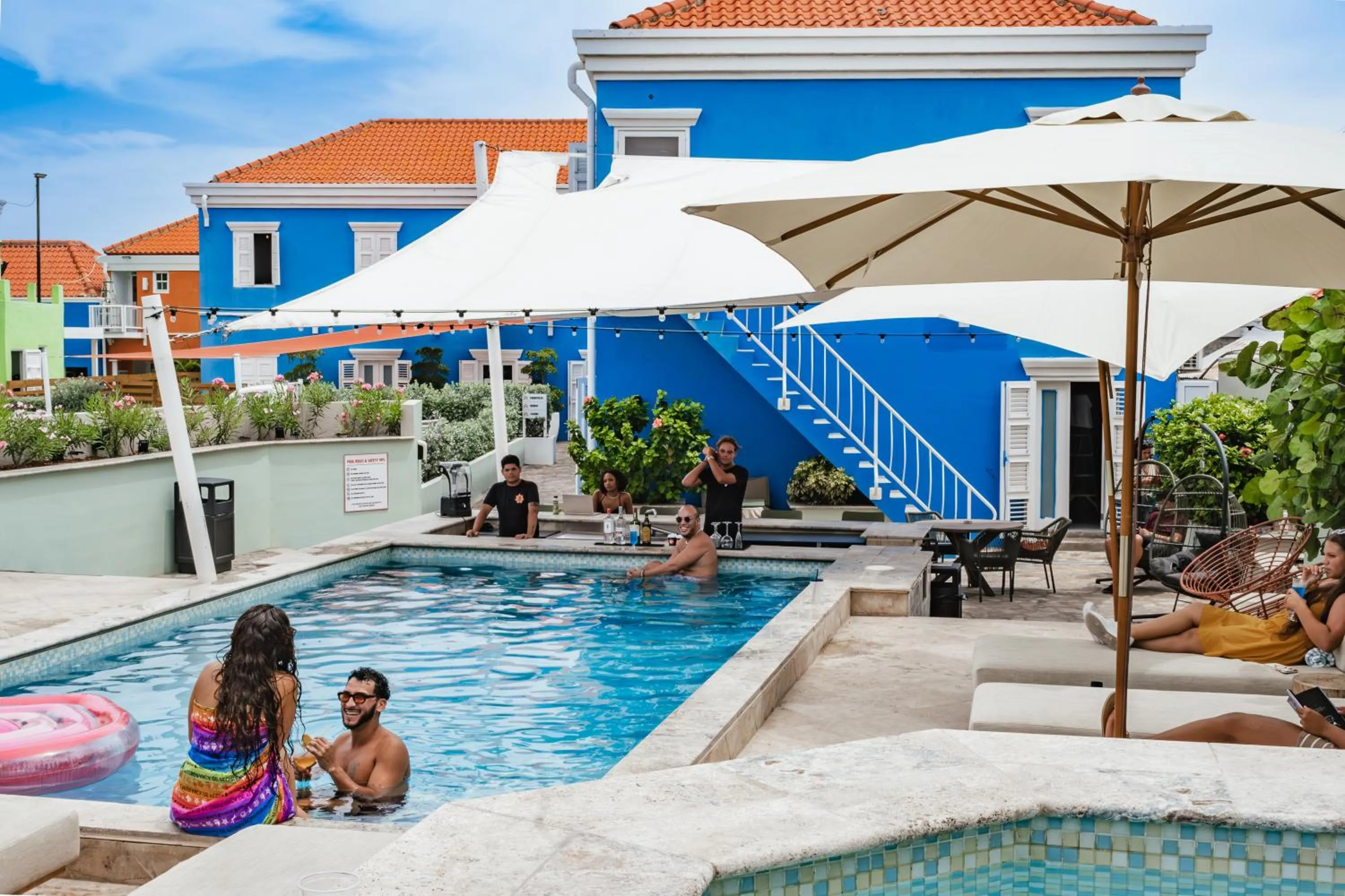 Swimming pool in The Freedom Hotel
