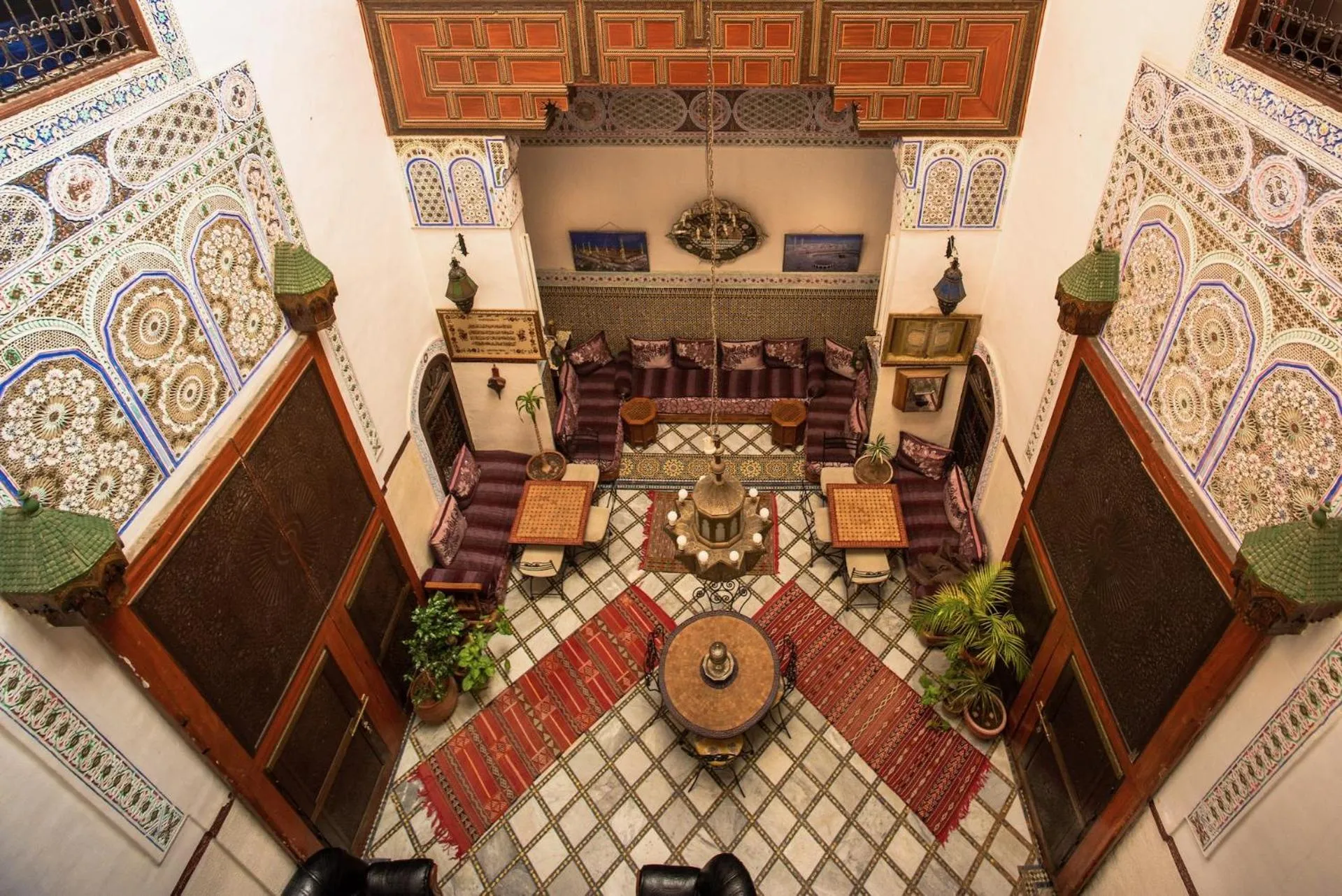 Decorative detail in Riad Meski