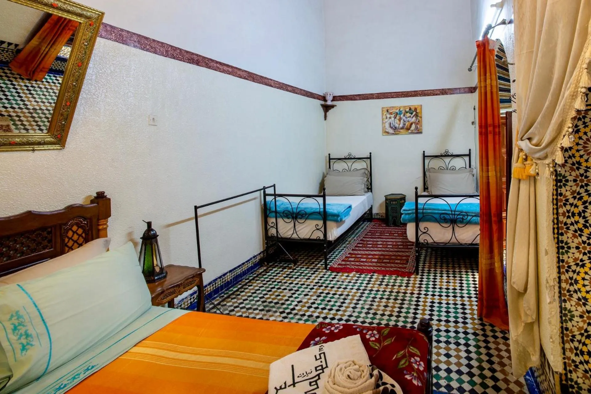 Bed in Riad Meski