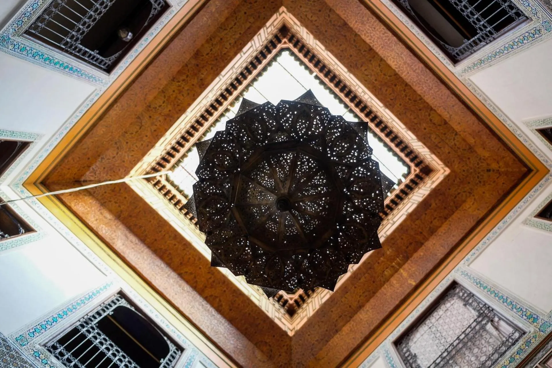 Decorative detail in Riad Meski