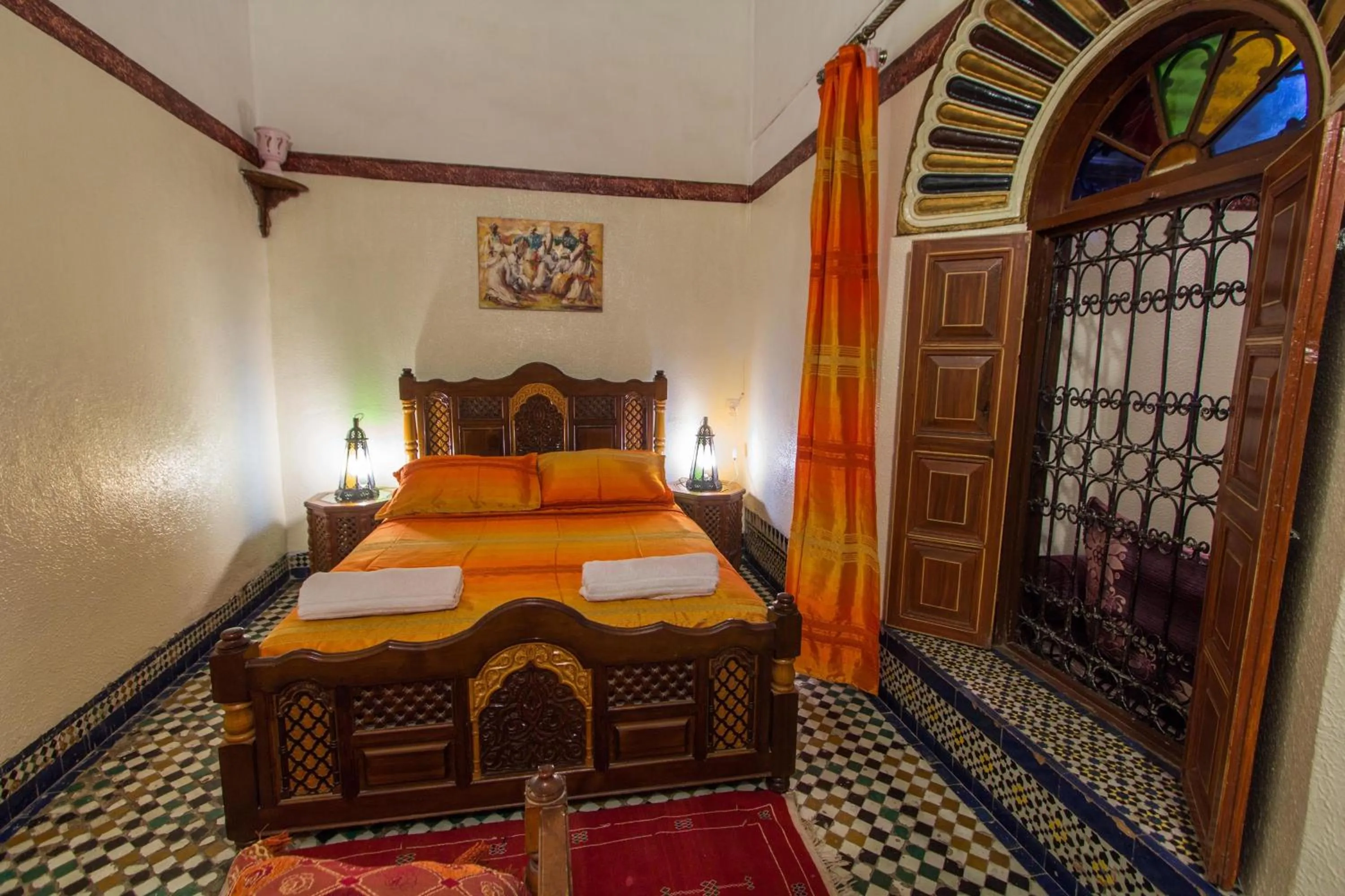 Bed in Riad Meski