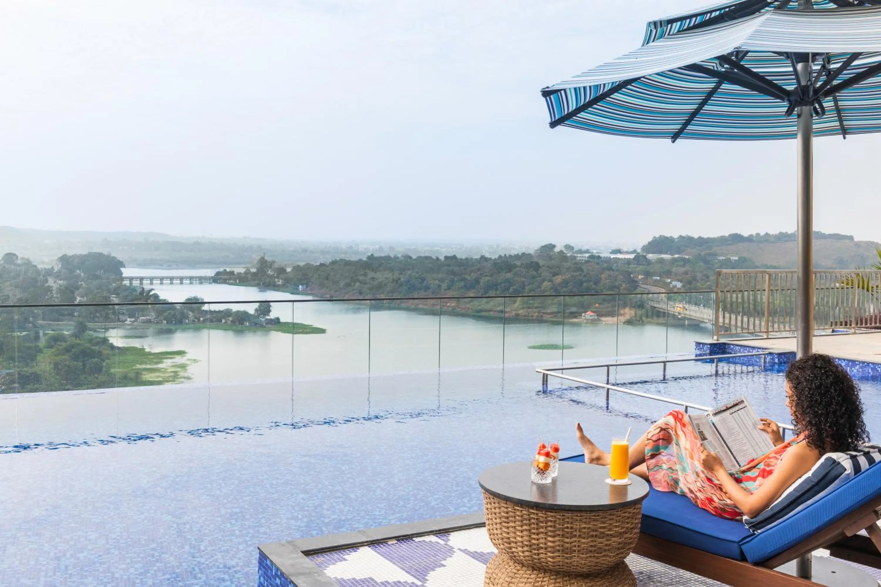 Swimming pool in Taj Lakefront Bhopal