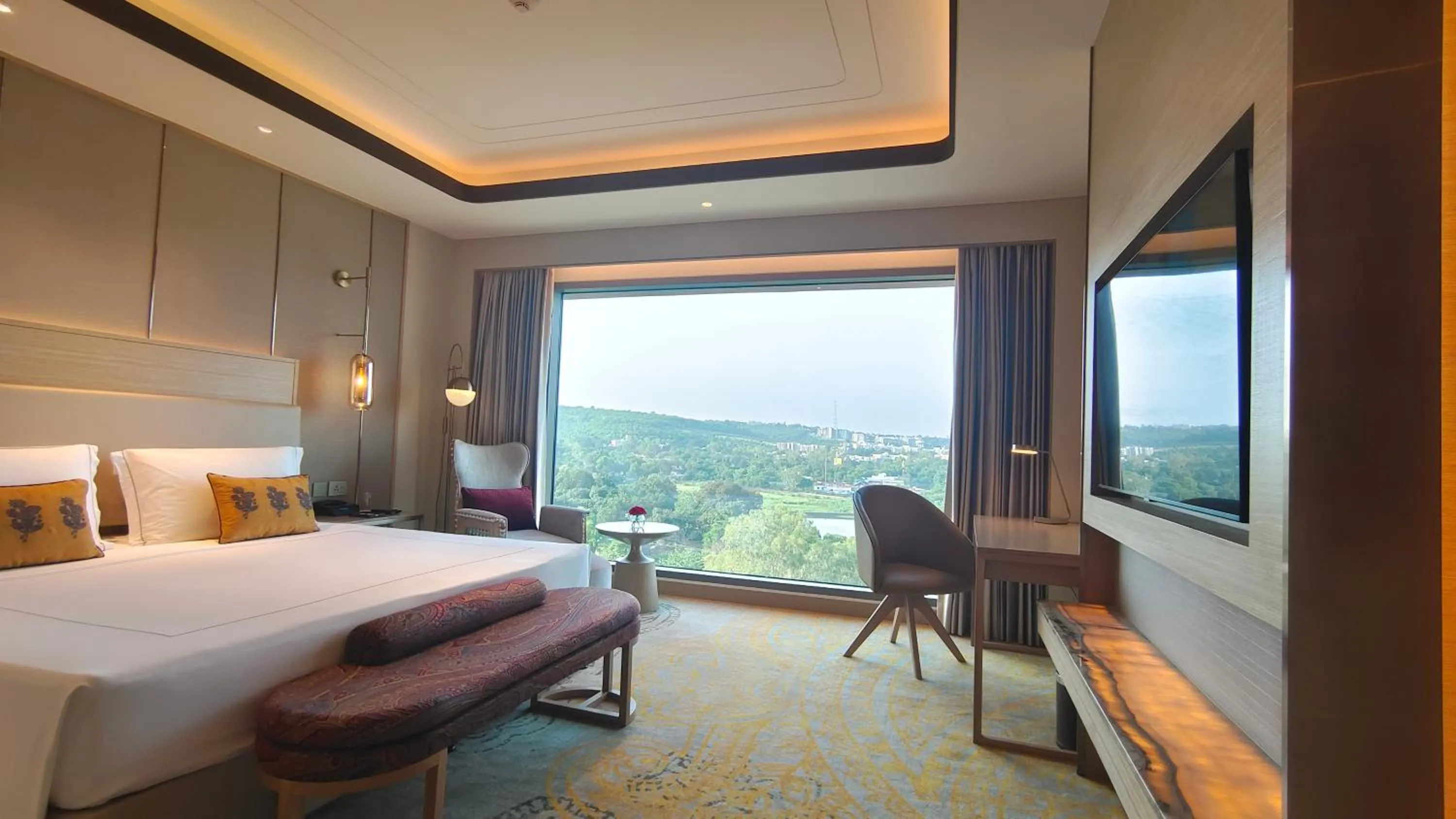 View (from property/room), Bed in Taj Lakefront Bhopal