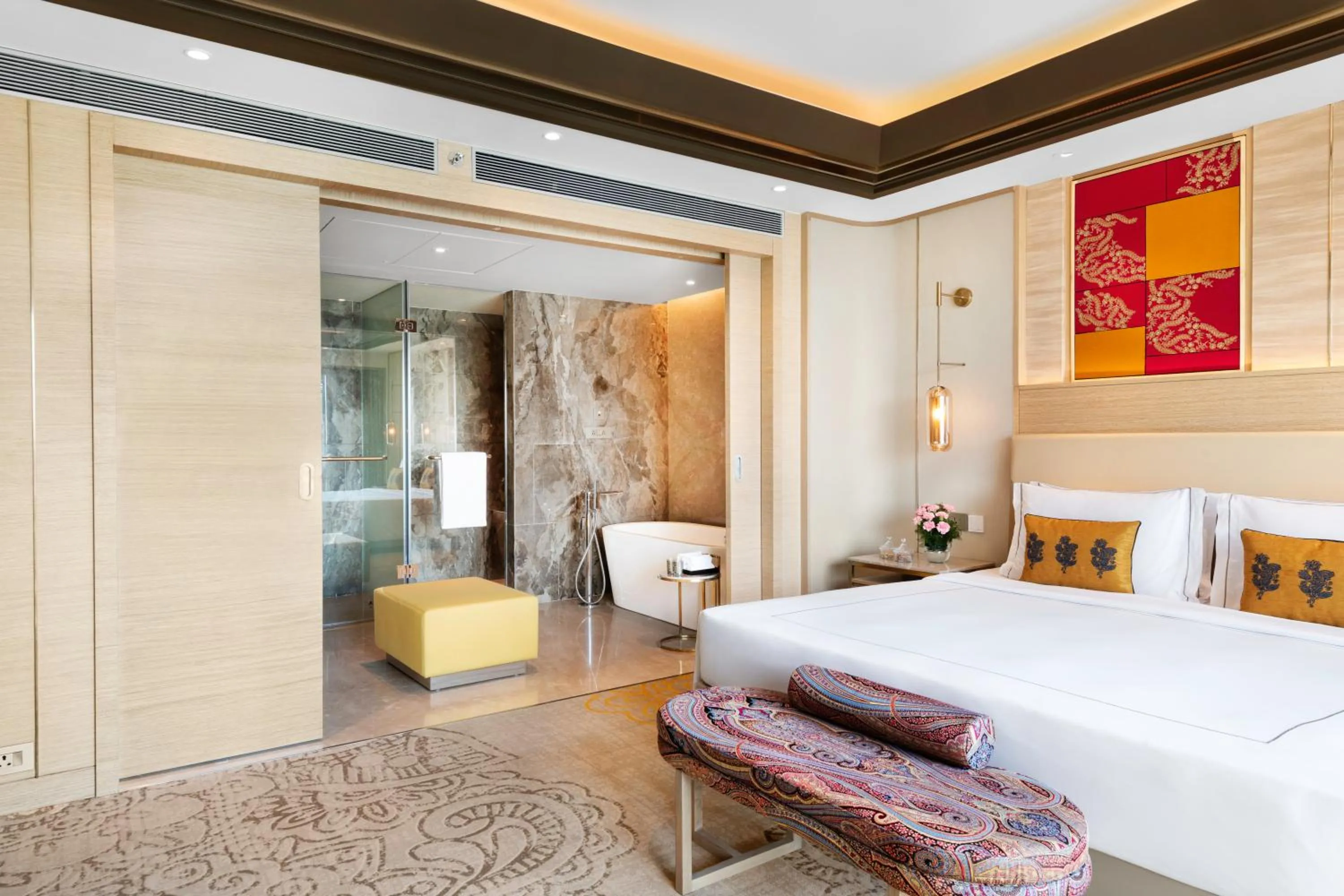 Bedroom, Bed in Taj Lakefront Bhopal