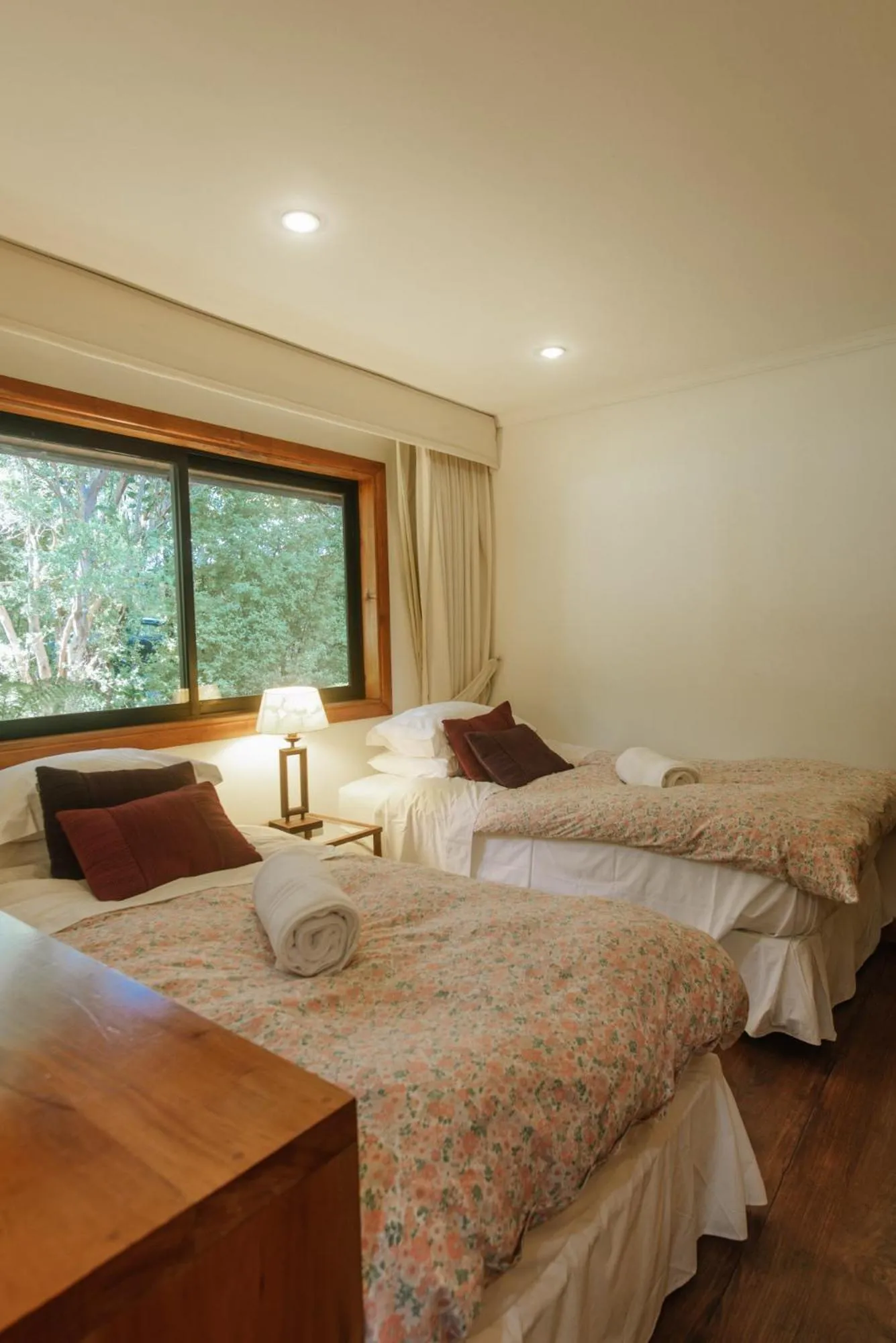 Bed in Hotel Posada del Río - Parque Metreñehue