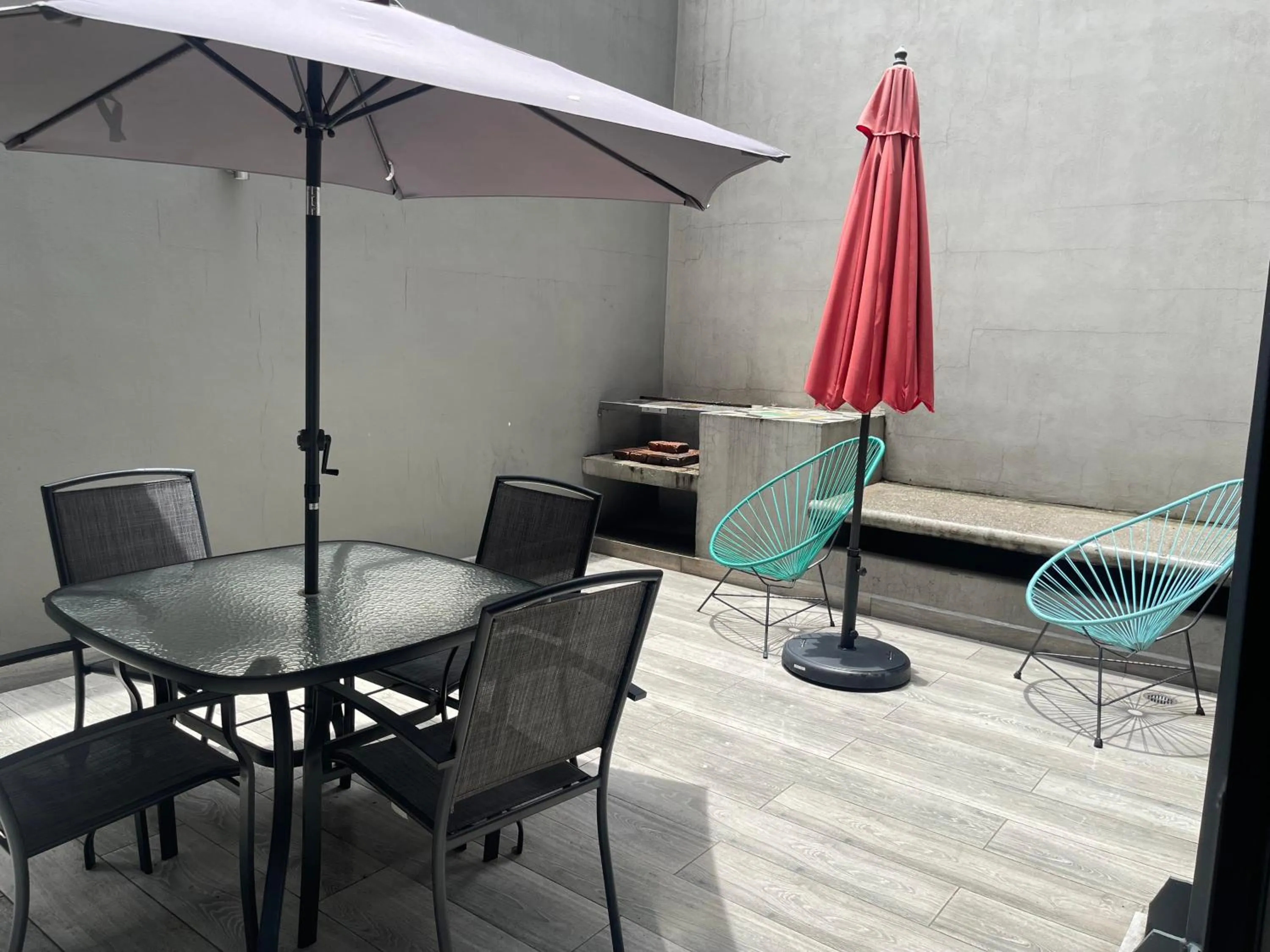 TERRAZA a una cuadra del Angel, King size Bed