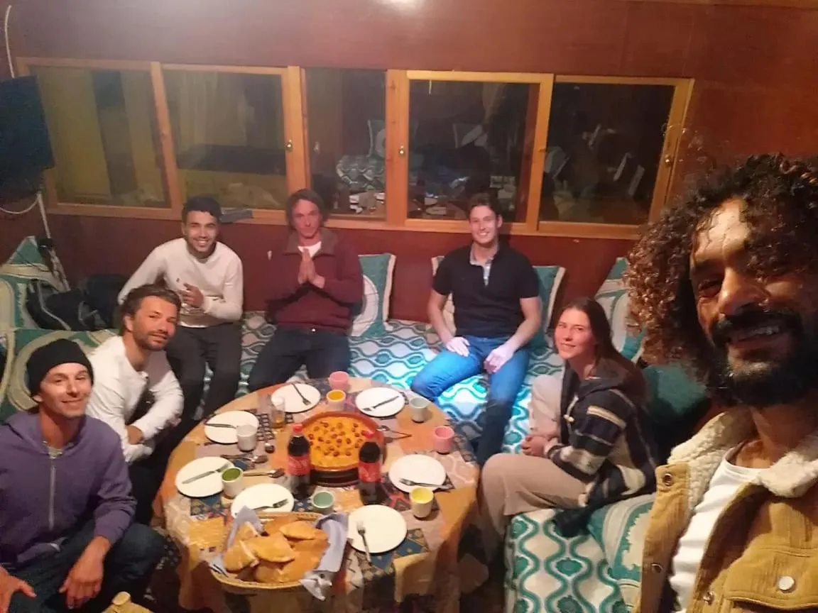 Communal lounge/ TV room in TOODA House