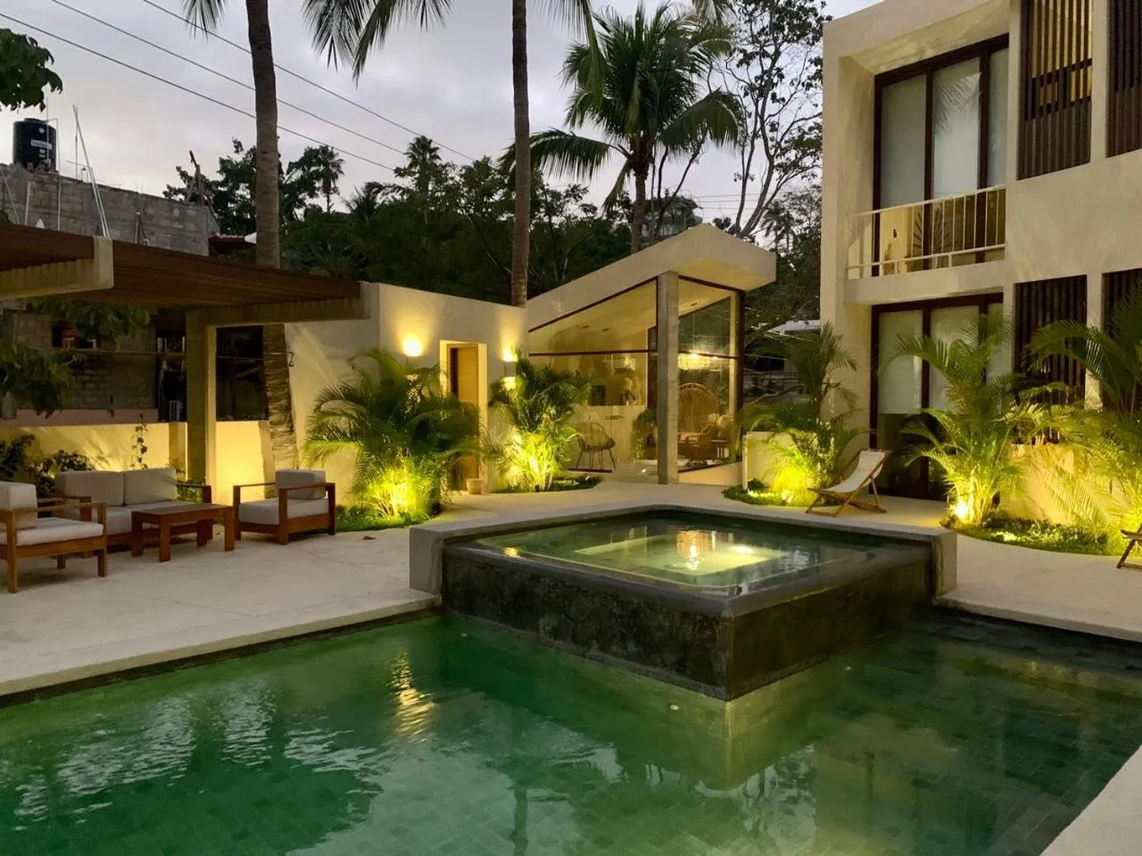Pool view in La Bohème Sayulita