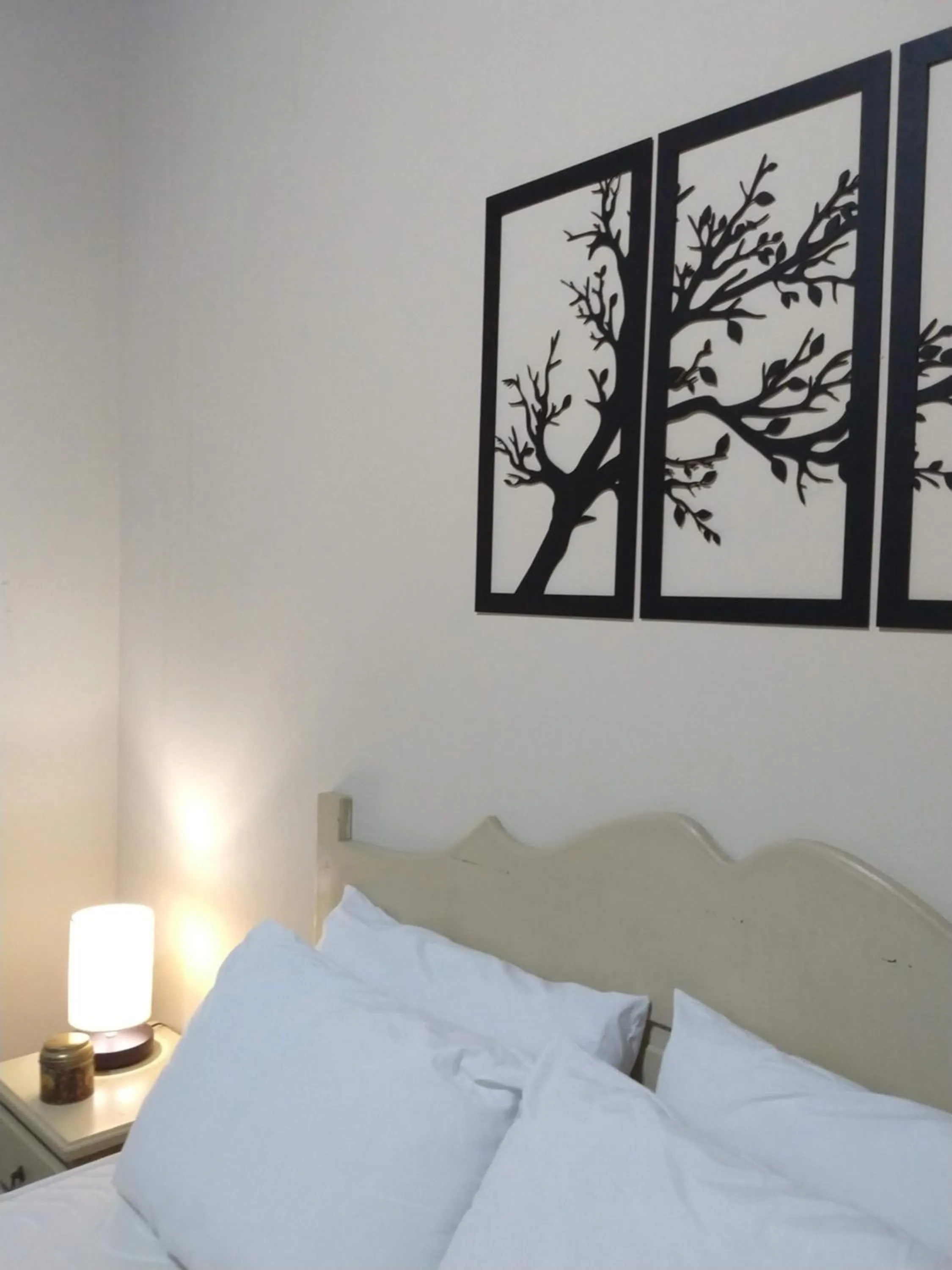 Decorative detail, Bed in Pousada Realeza Atibaia