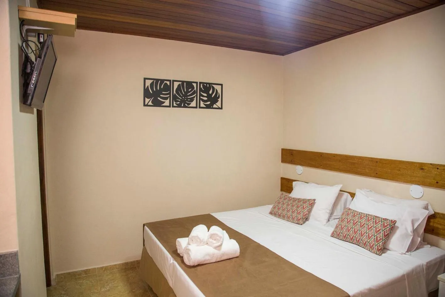 Bed in Pousada Realeza Atibaia