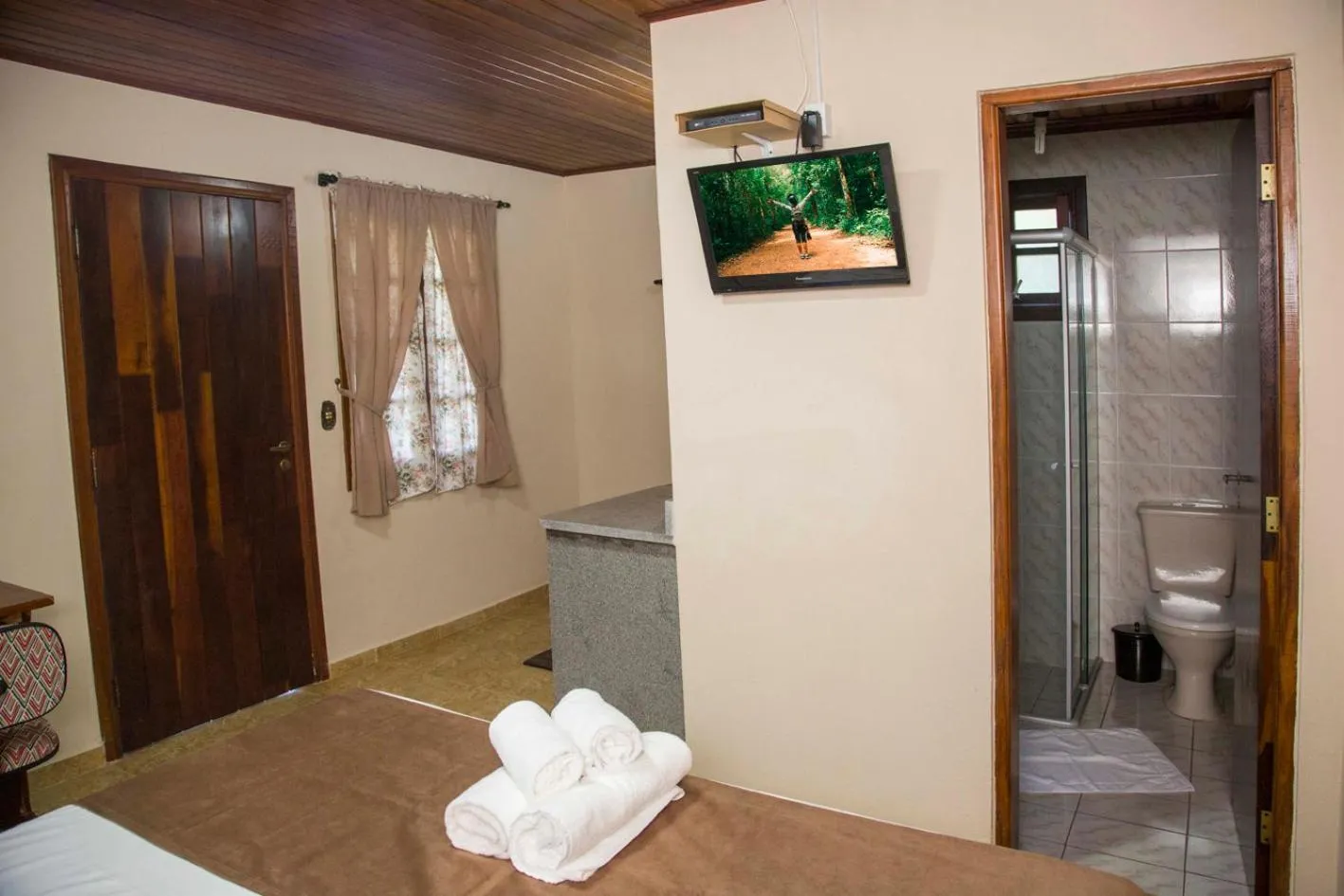 Bathroom in Pousada Realeza Atibaia