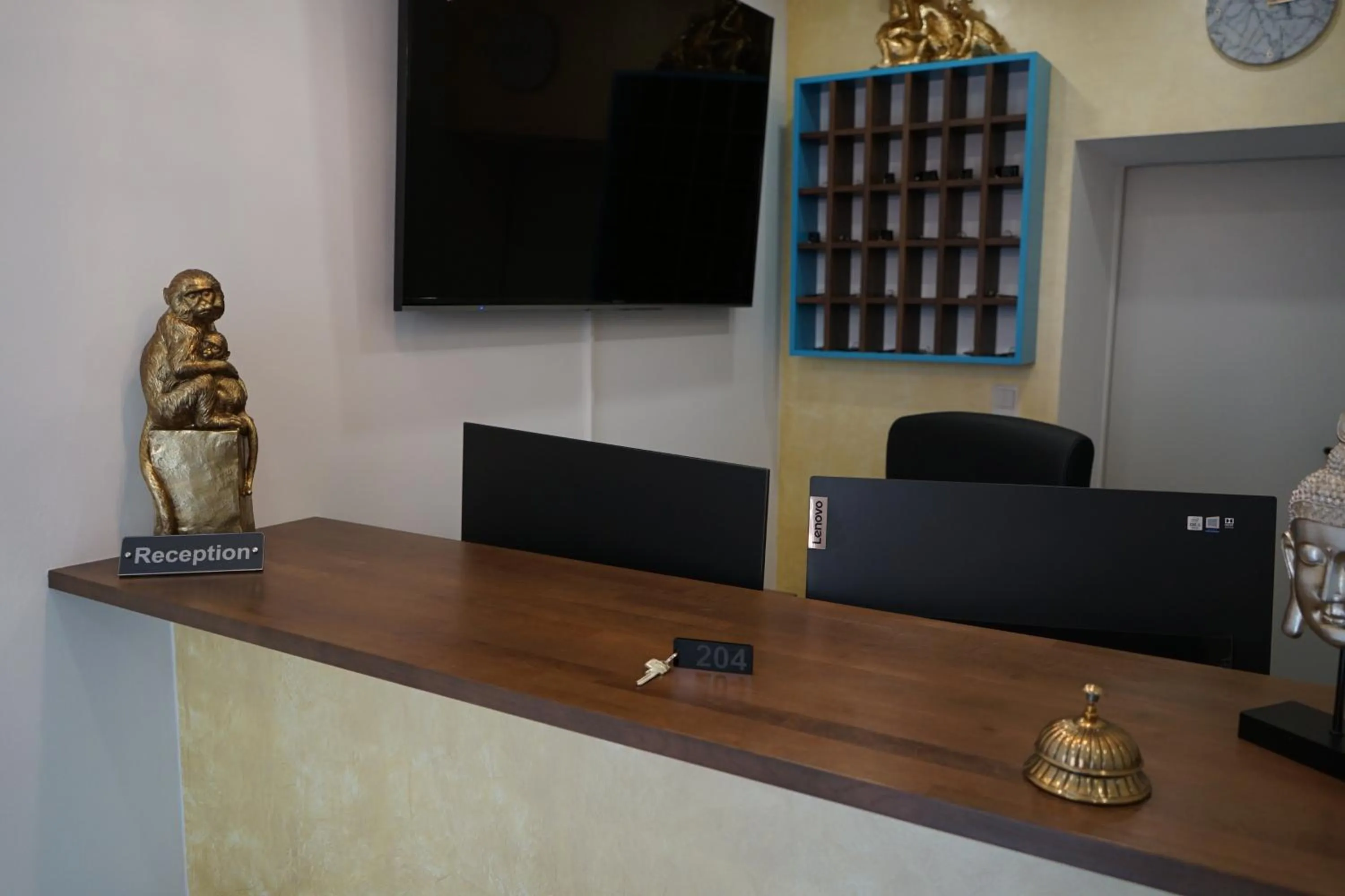 Lobby or reception in Hotel Central City Hbf Nürnberg Garni