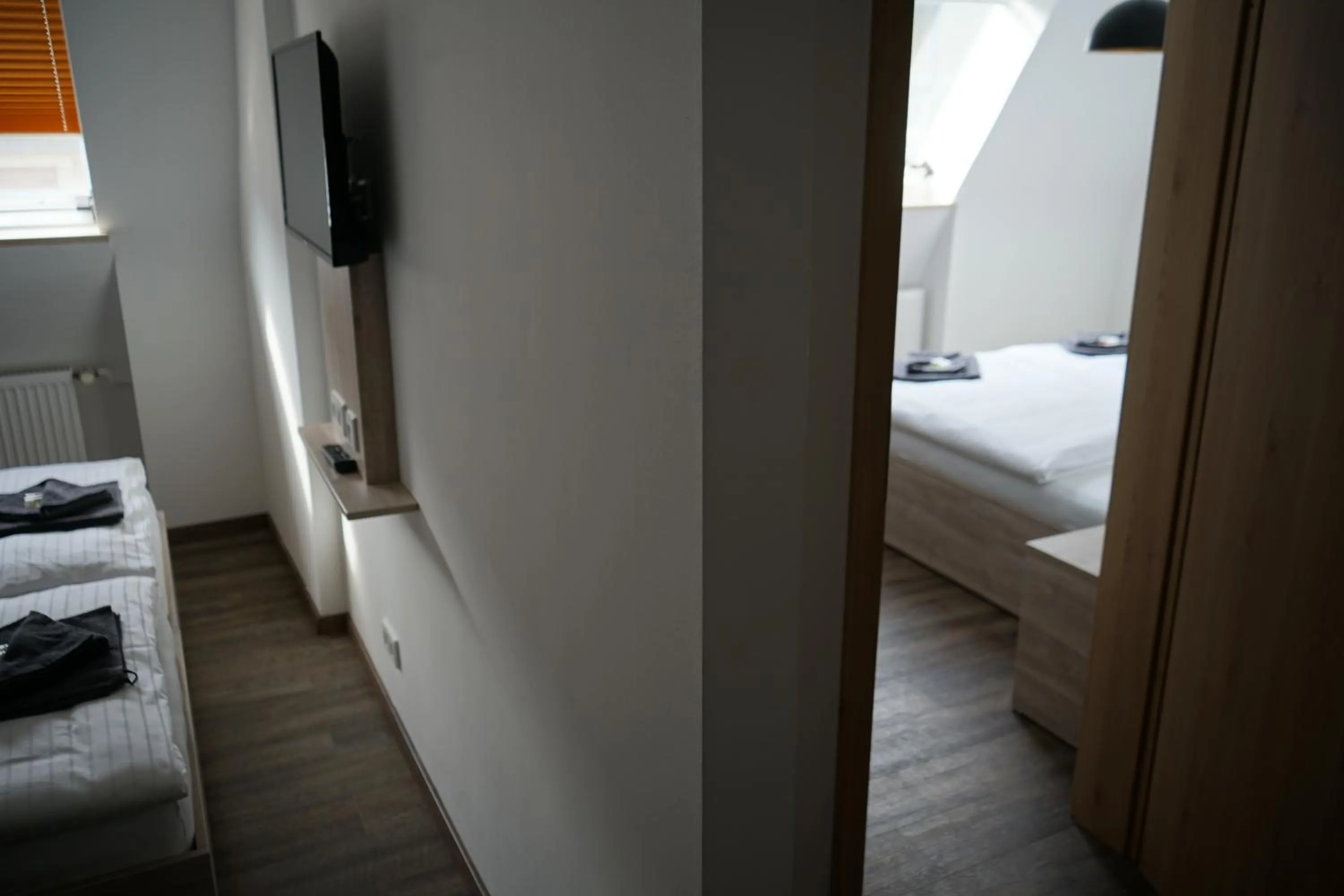 Bed in Hotel Central City Hbf Nürnberg Garni