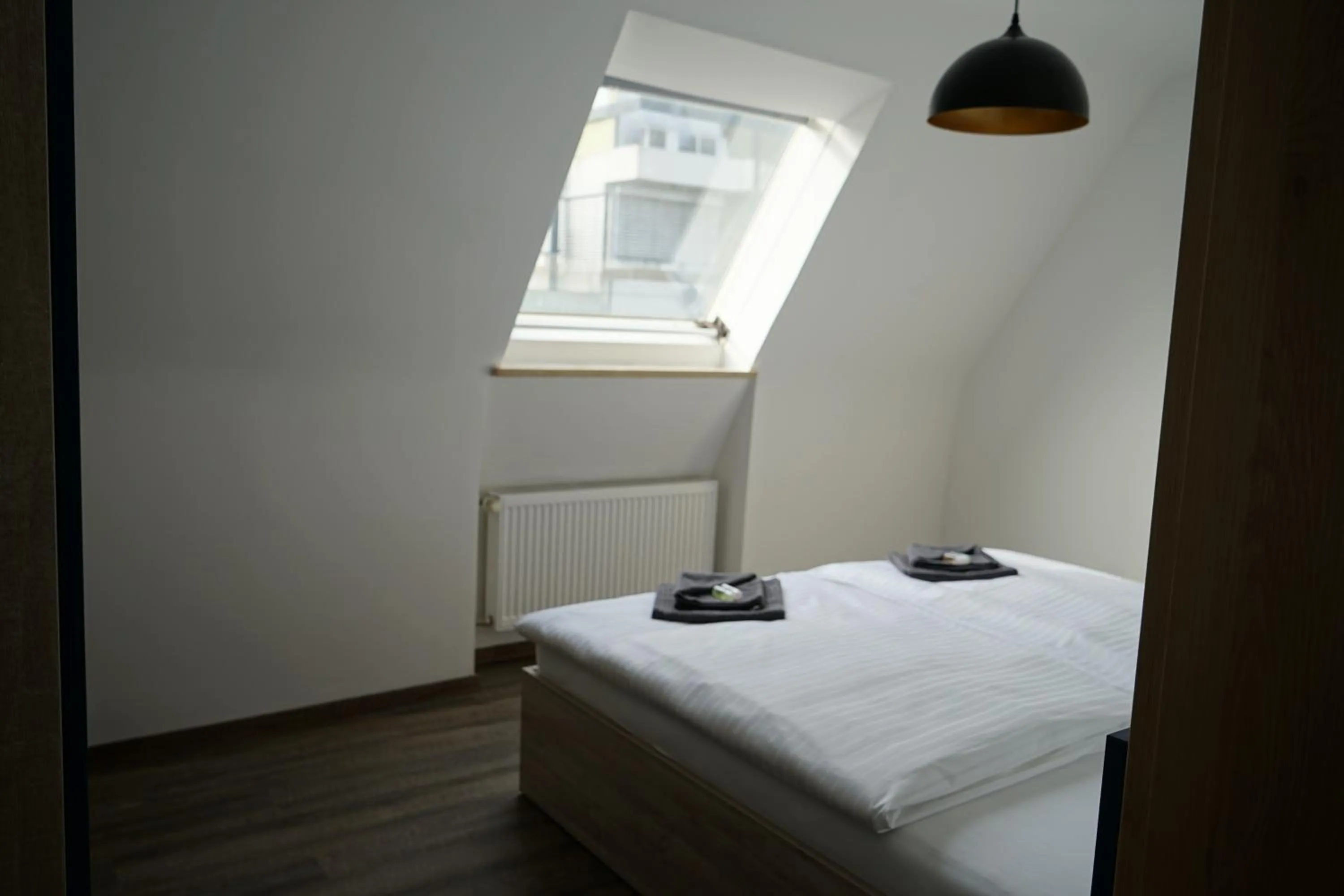 Bed in Hotel Central City Hbf Nürnberg Garni