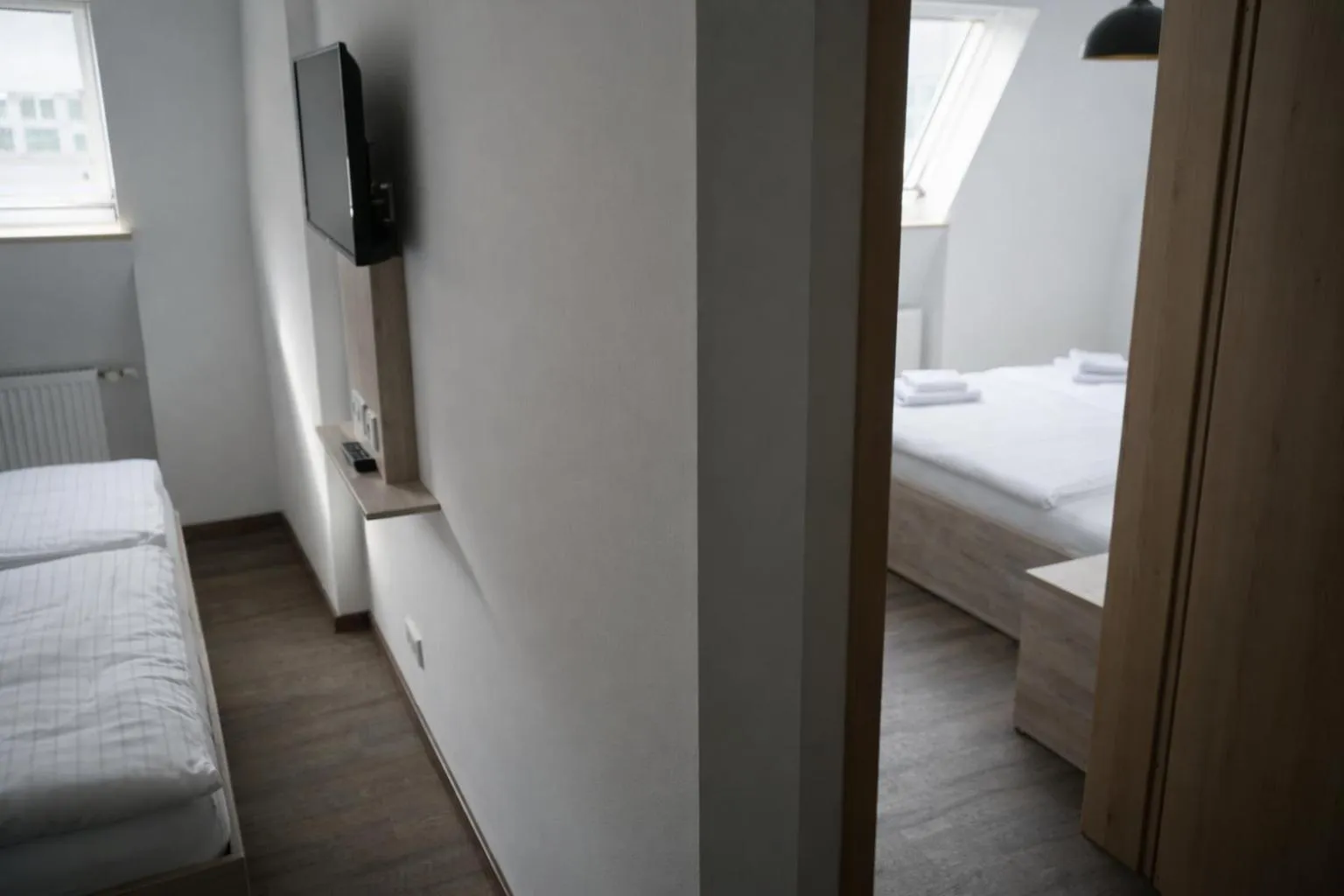 Photo of the whole room, Bed in Hotel Central City Hbf Nürnberg Garni